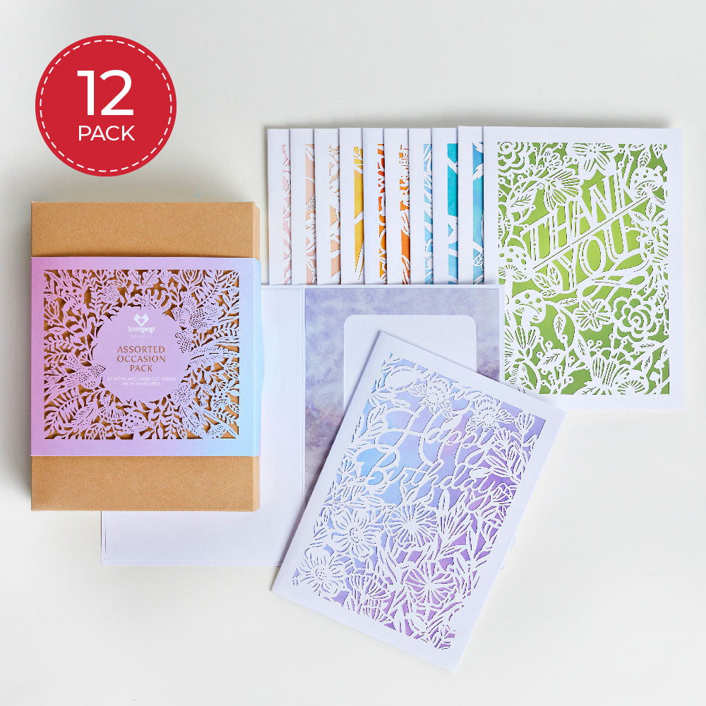 Occasion Pack (Assorted 12-Pack): Lovepop Moments™ Card、mySite、solidvoid