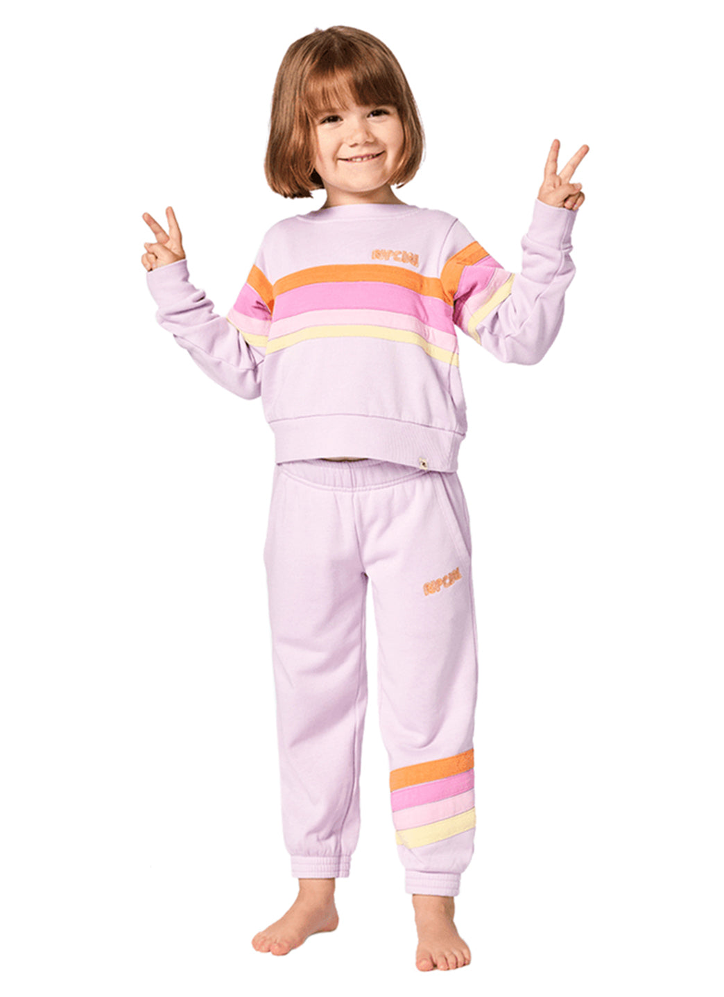 Rip Curl Girls' Surf Revival Track Sweat Pant (Toddler, Little Kid)、mySite、noshort