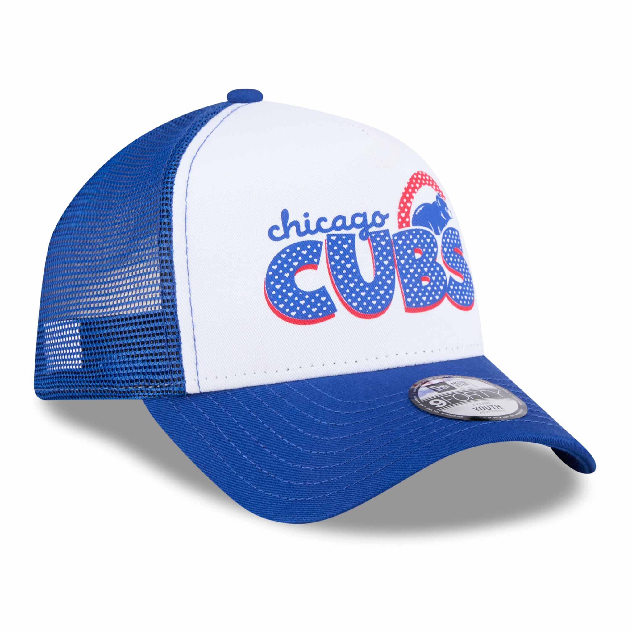 Chicago Cubs New Era Youth Girls 9FORTY A-Frame Adjustable Cap、mySite、vikingsvslions