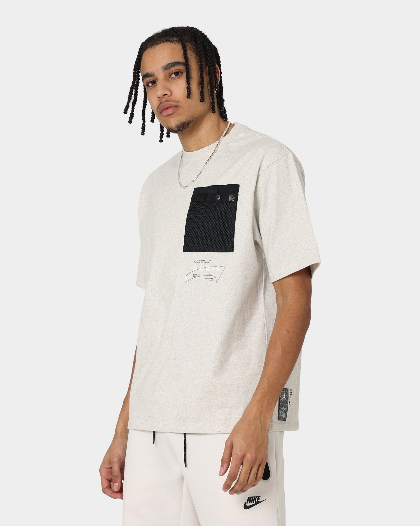 Jordan X Paris Saint-Germain Pocket T-Shirt Black/Dark Heather Grey、mySite、zt4zffjzw