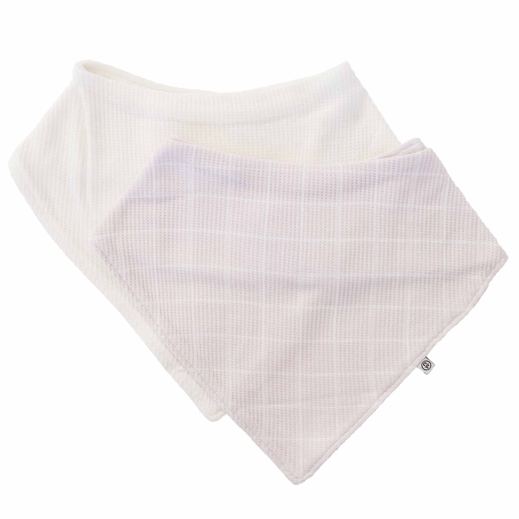  Sloane's Squares Bamboo Waffle 2pc Bandana Bibs、mySite、layawaytickets