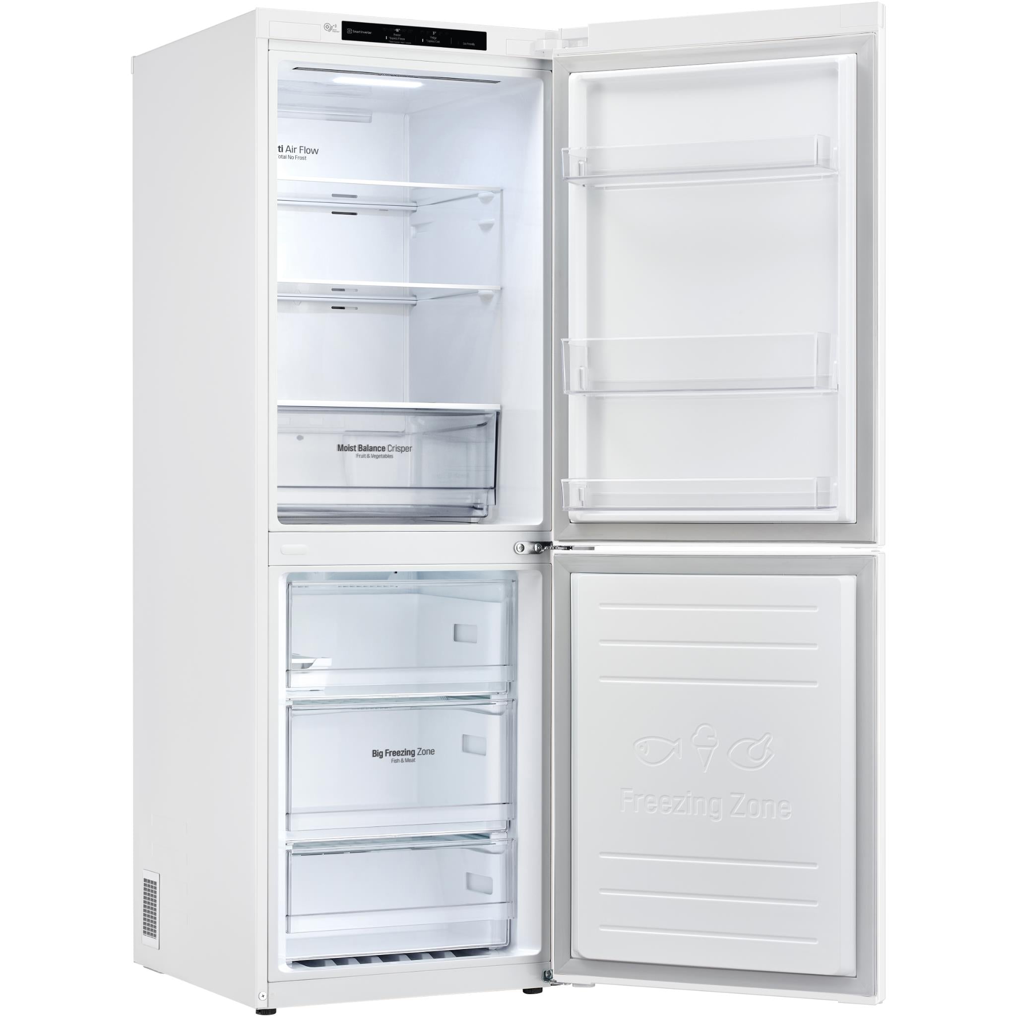 LG GB-335WL 306L Bottom Mount Fridge (White)、mySite、camillekostekn