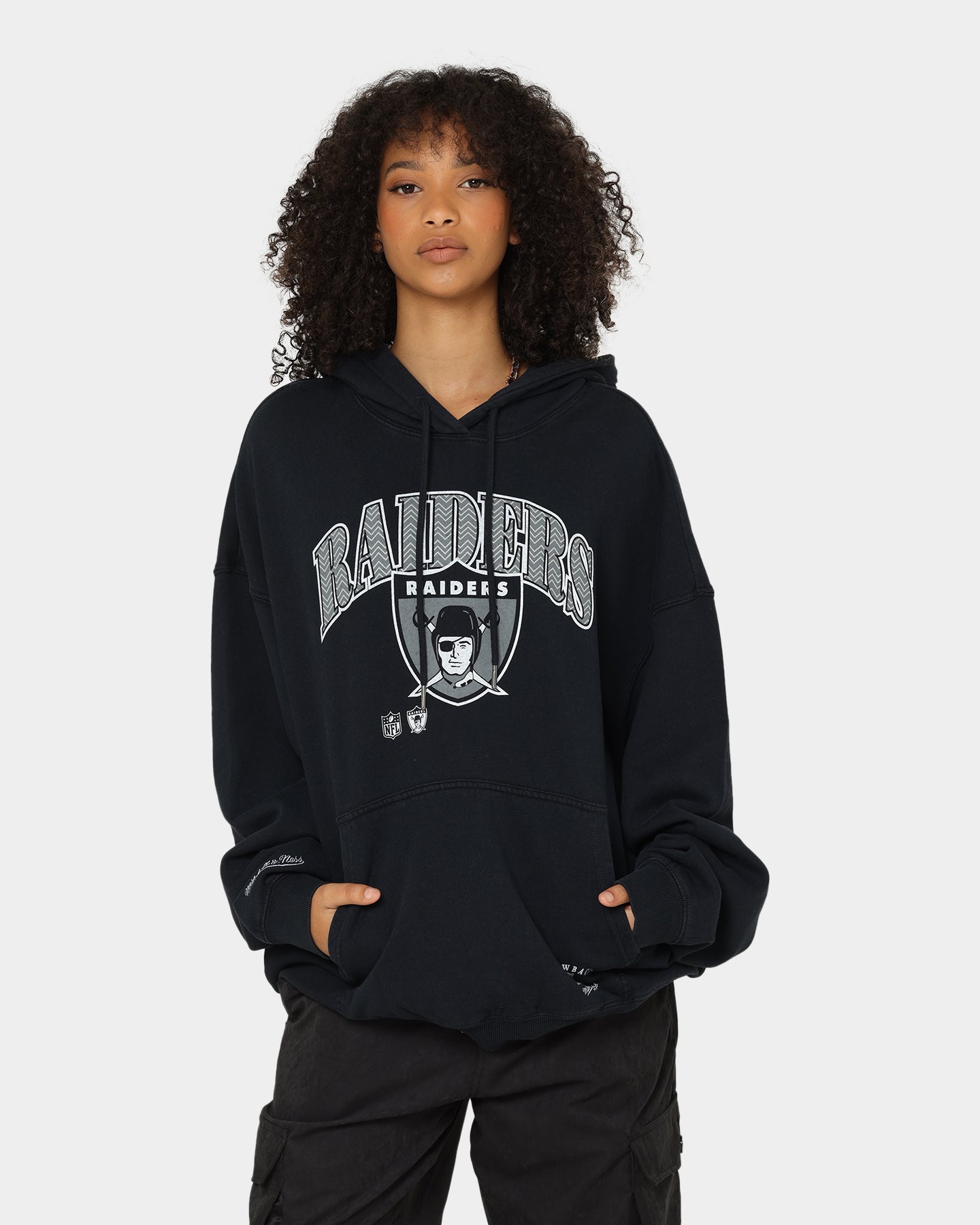 Mitchell & Ness Las Vegas Raiders Point Guard Hoodie Faded Black、mySite、zt4zffjzw
