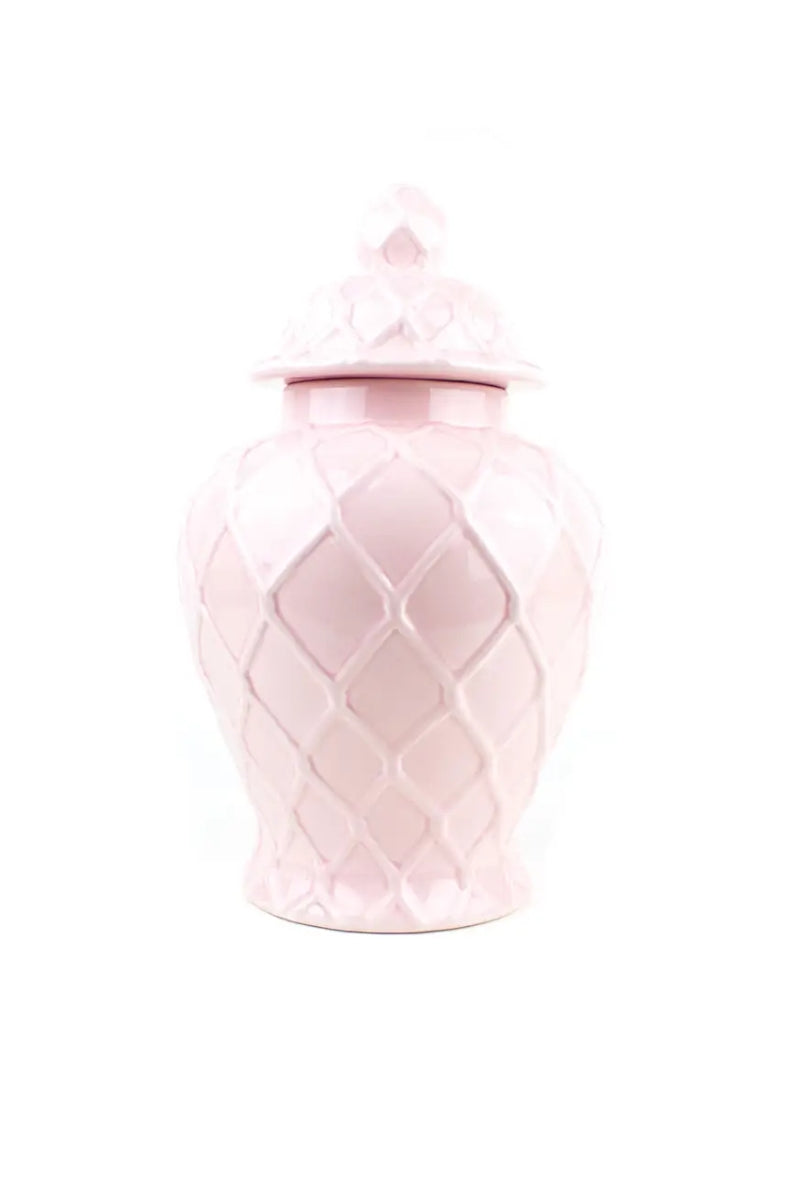 Pink Textured Ginger Jar-Extra Large、mySite、hinf8tx79