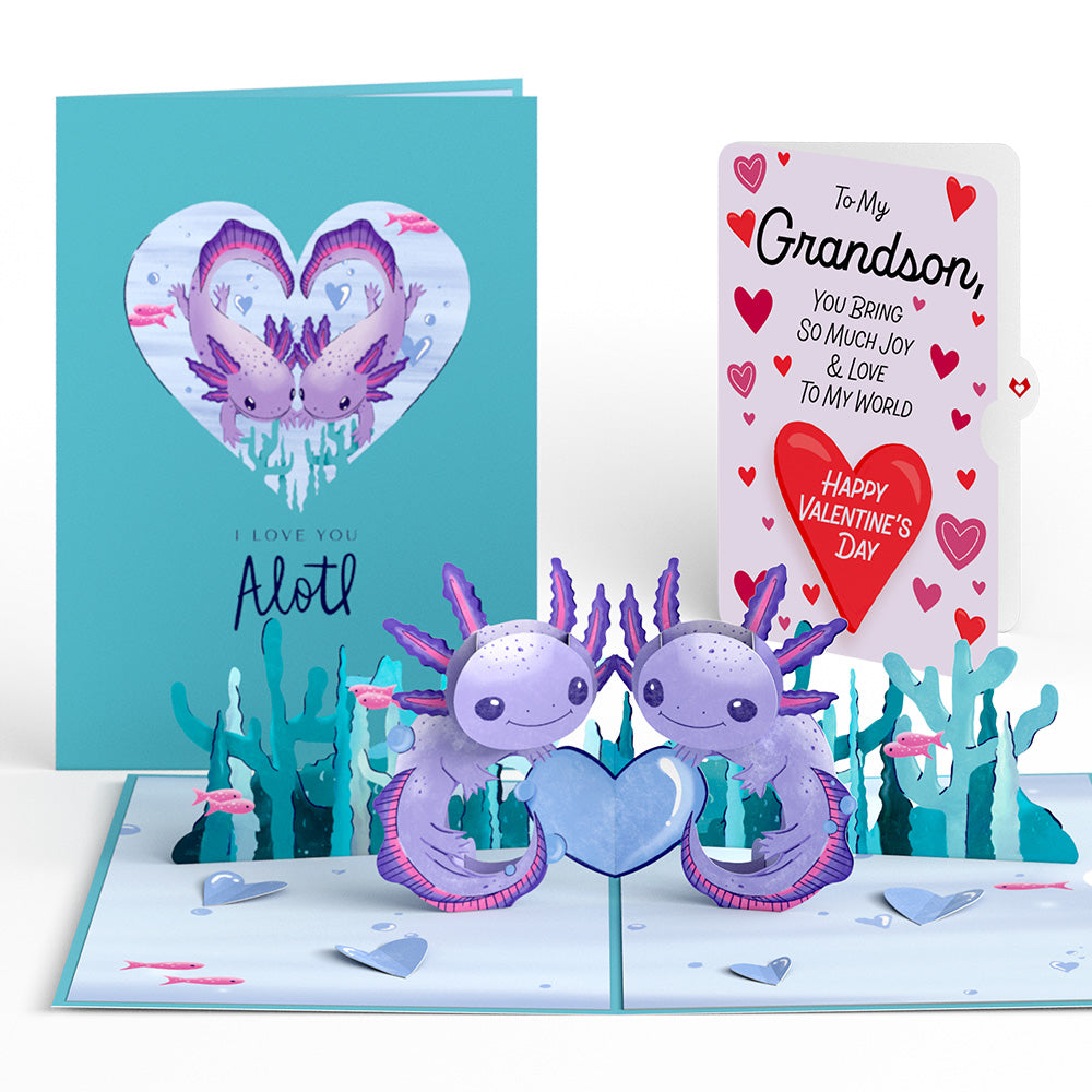 Love You A-Lotl Valentine Pop-Up Card and Sentiment Set for Grandson、mySite、solidvoid