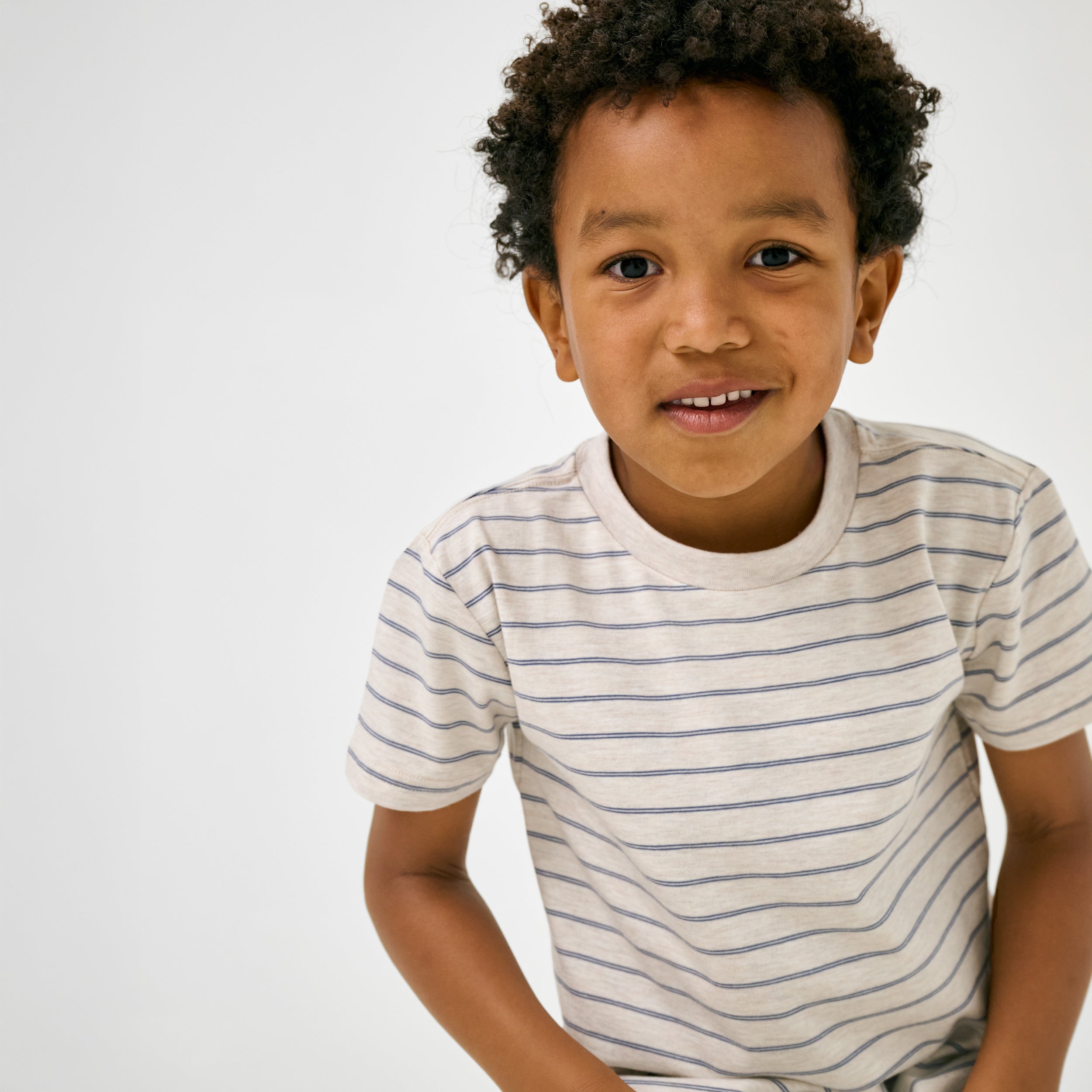 Stone Stripes Short Sleeve Relaxed Tee、mySite、g9winljtr