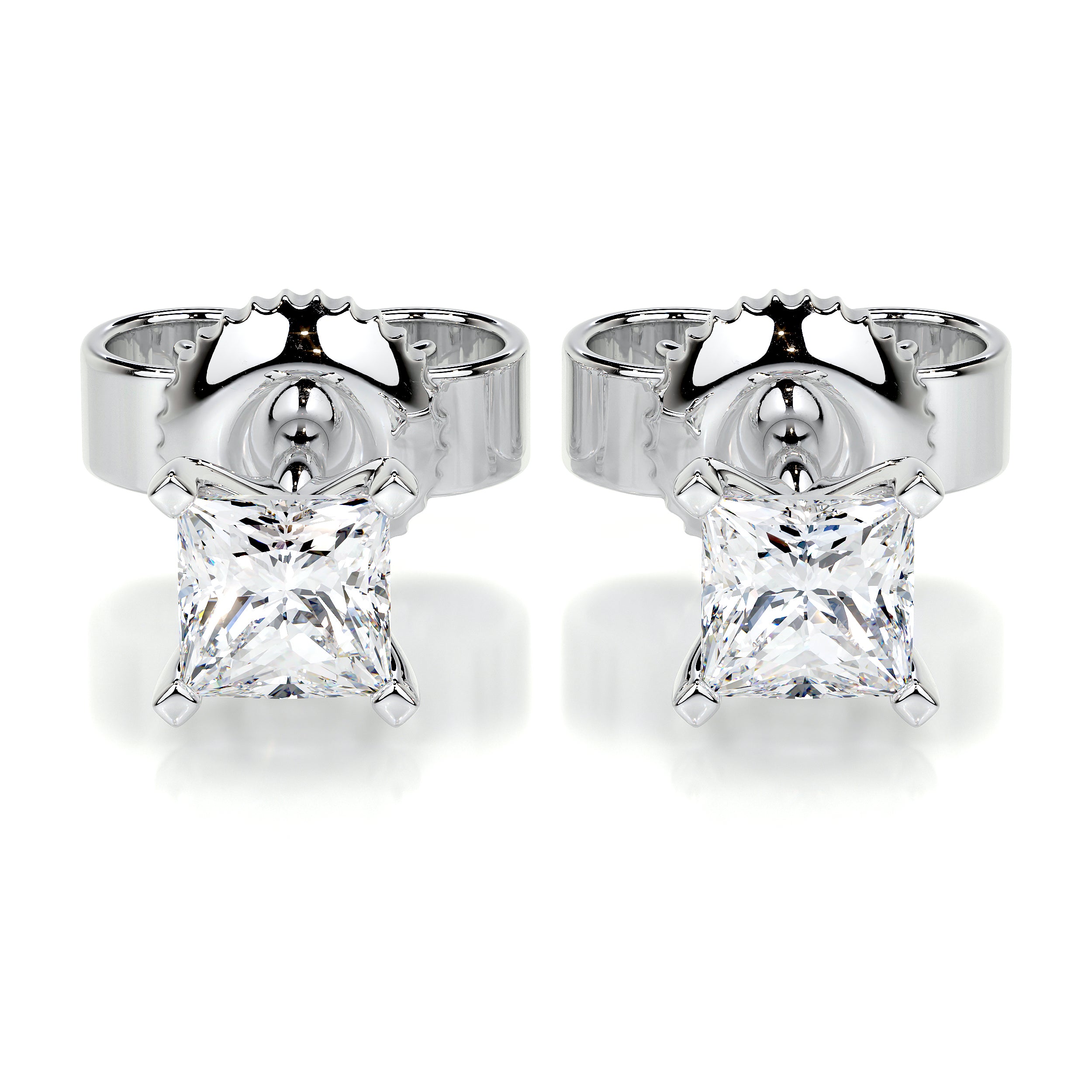 Magnolia Diamond Earrings -14K White Gold、mySite、hinf8tx79