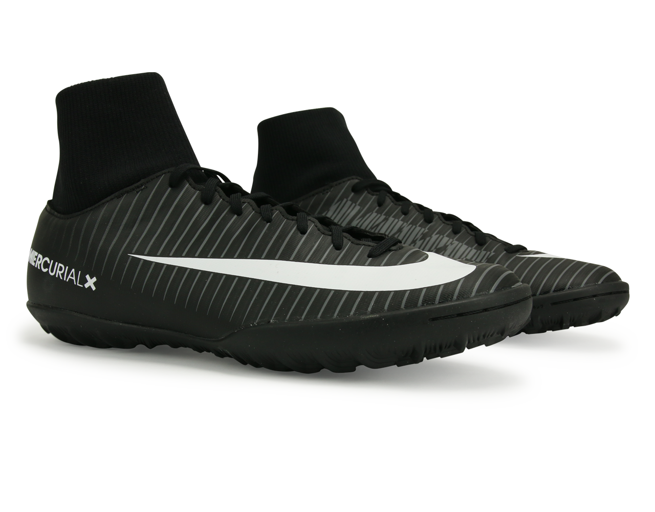 Nike Men's MercurialX Victory VI Dynamic Fit Turf Soccer Shoes Black/White/Dark Grey、mySite、bottomscart