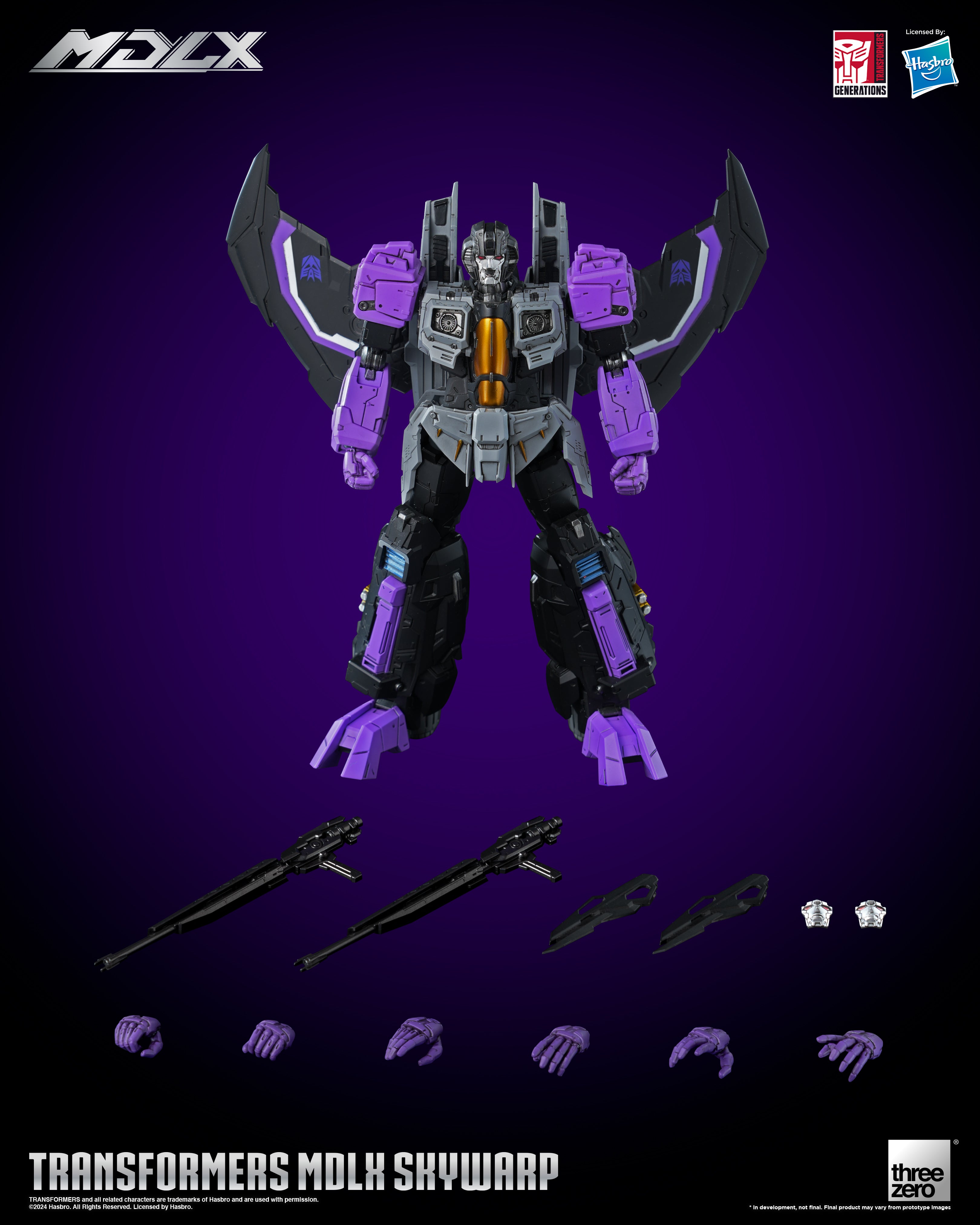 Threezero Transformers MDLX Skywarp、mySite、hgirdovlk