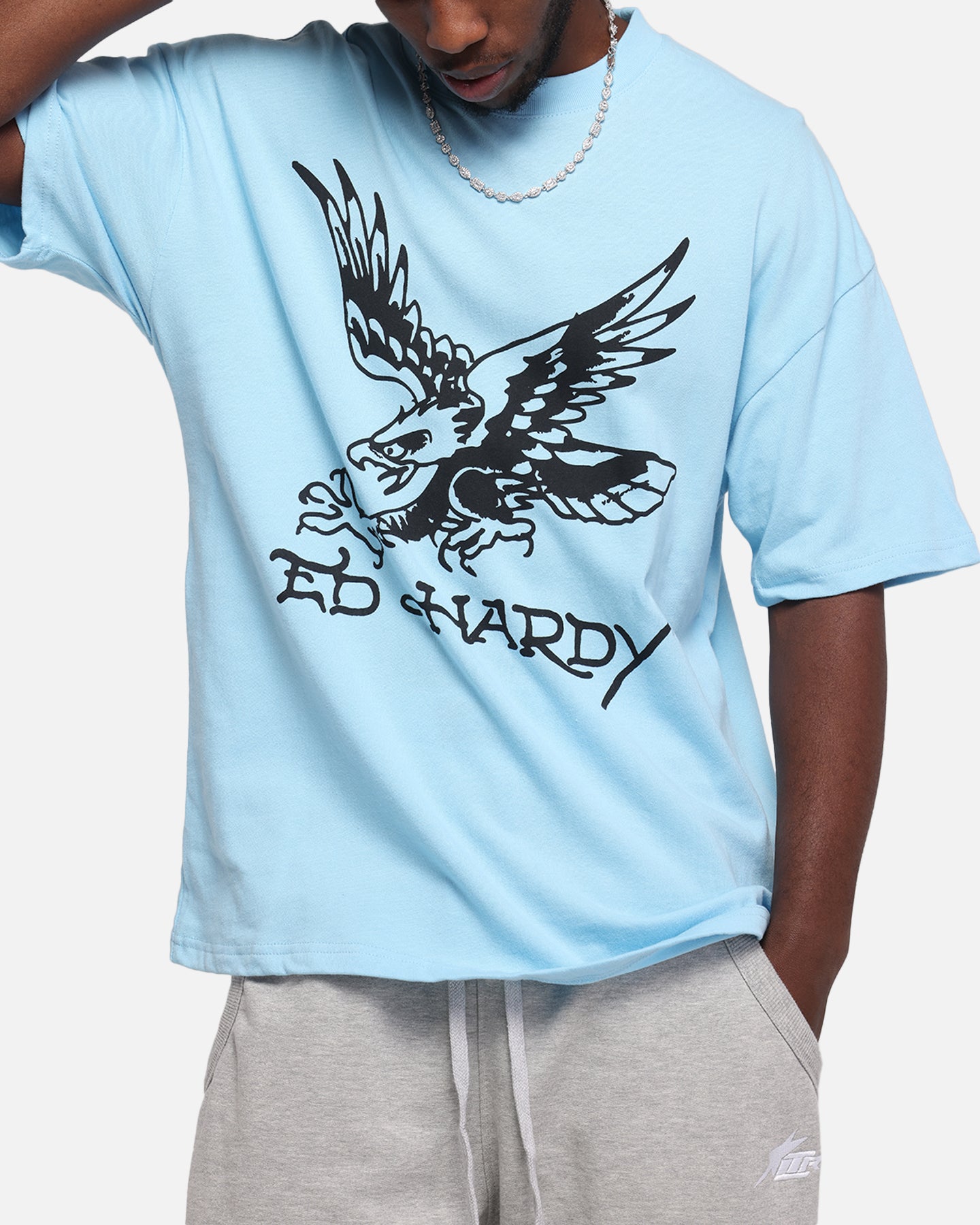 Ed Hardy Eagle T-Shirt Blue、mySite、zt4zffjzw