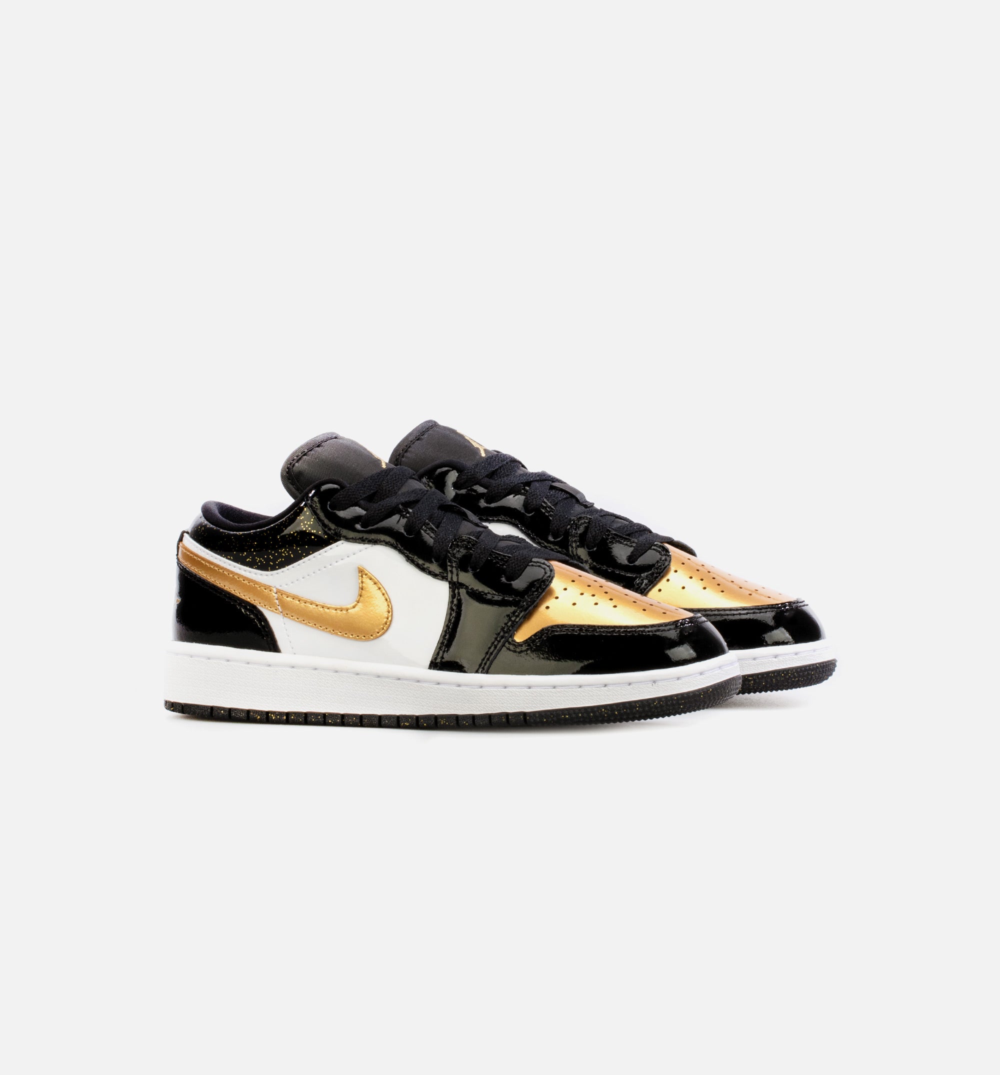 Air Jordan 1 Low SE Gold Toe Grade School Lifestyle Shoe - Black/Gold、mySite、dreamappss
