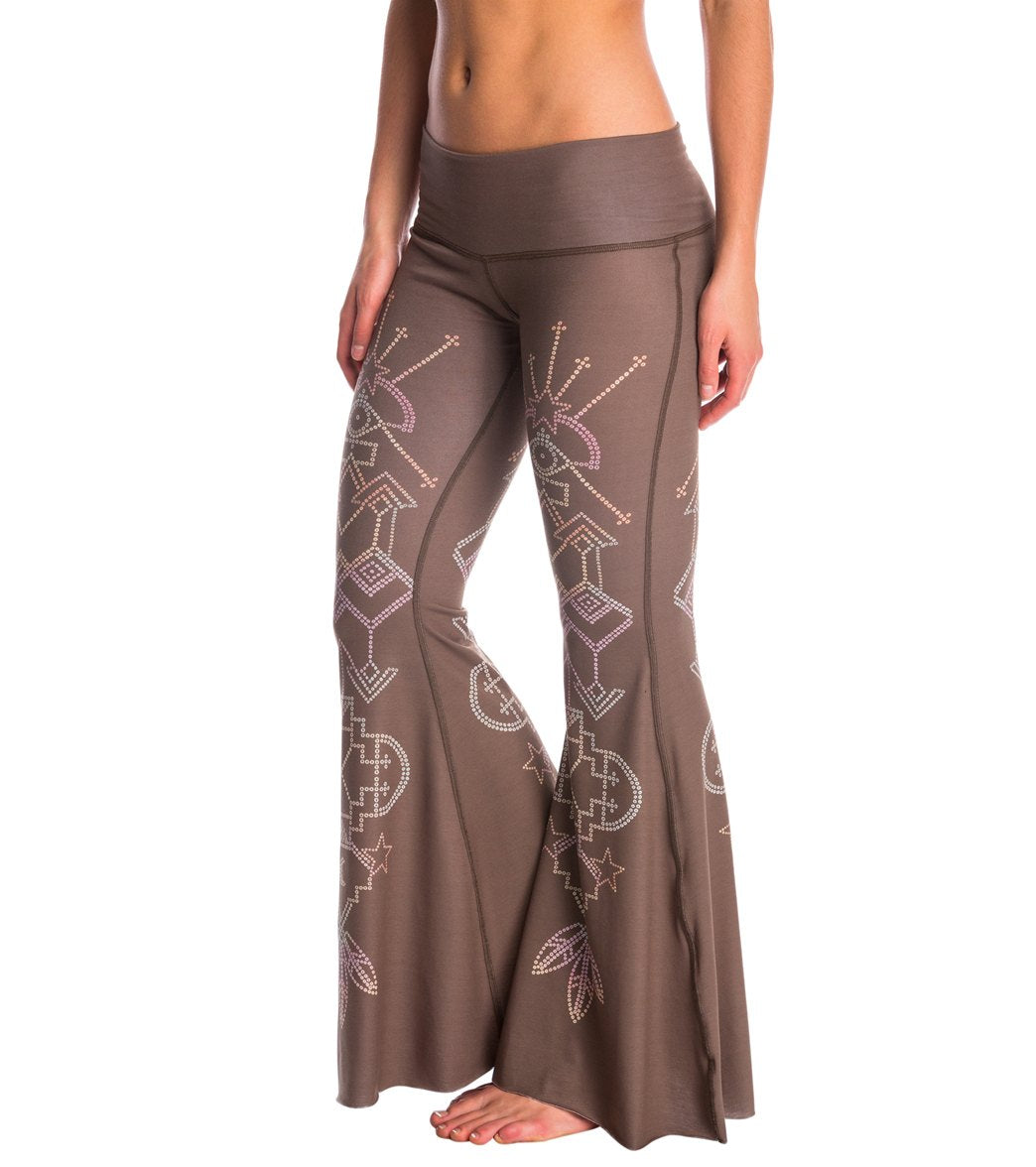 Teeki Seven Crowns Bell Bottom Yoga Pants、mySite、noshort