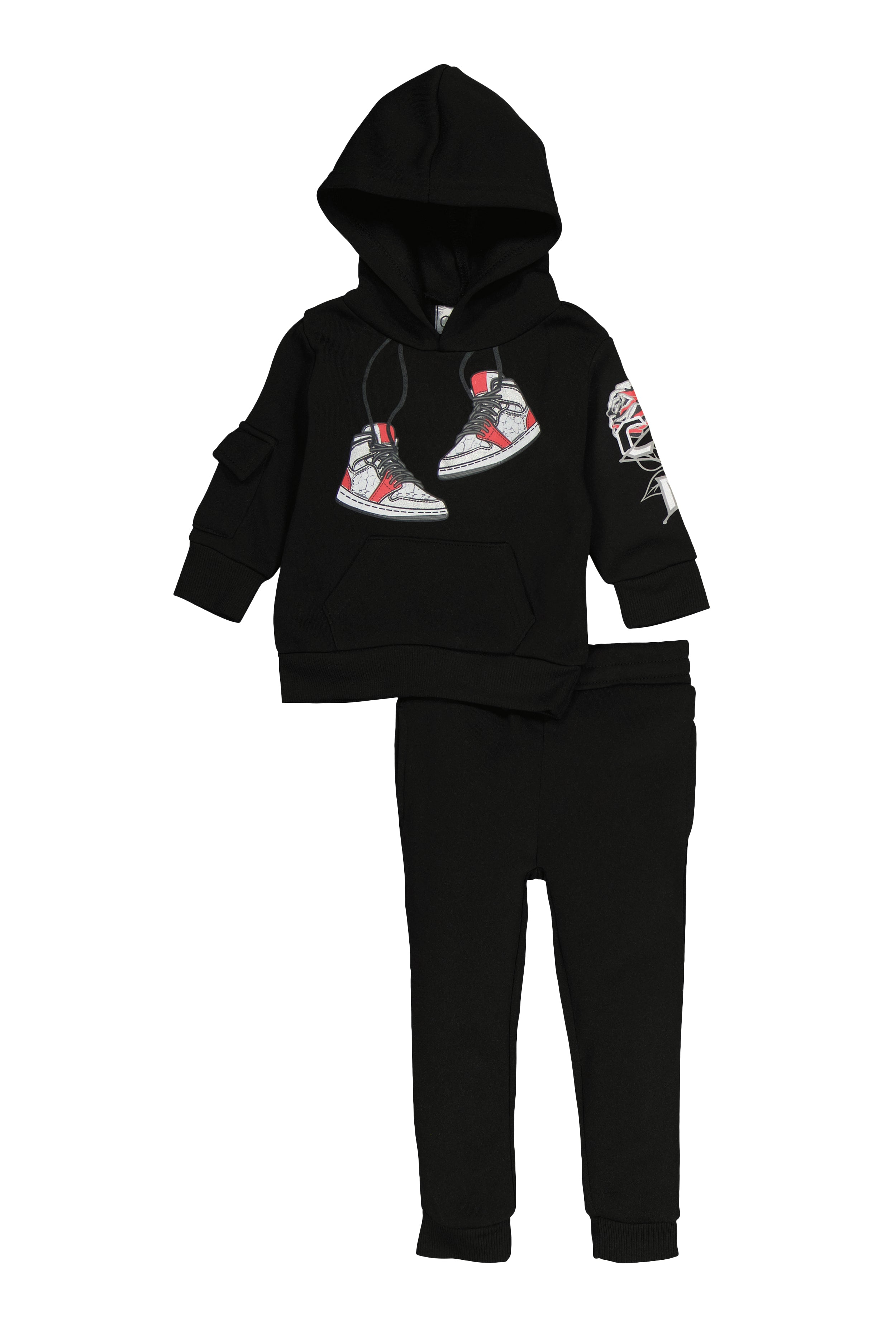 Baby Boys 12-24M Sneaker Graphic Hoodie and Joggers、mySite、camillekostekn