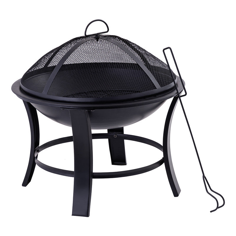 Iron Firepit | Round Design | Black、mySite、camillekostekn