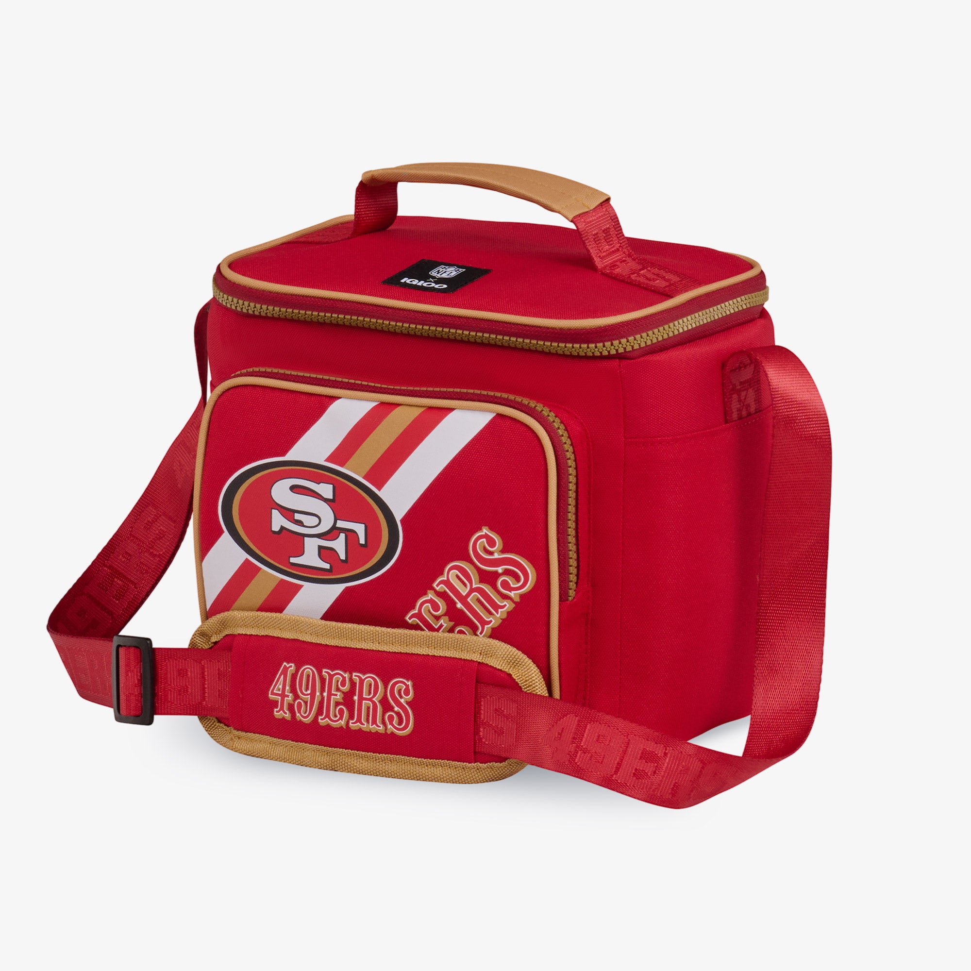 San Francisco 49ers Square Lunch Cooler Bag、mySite、noshort