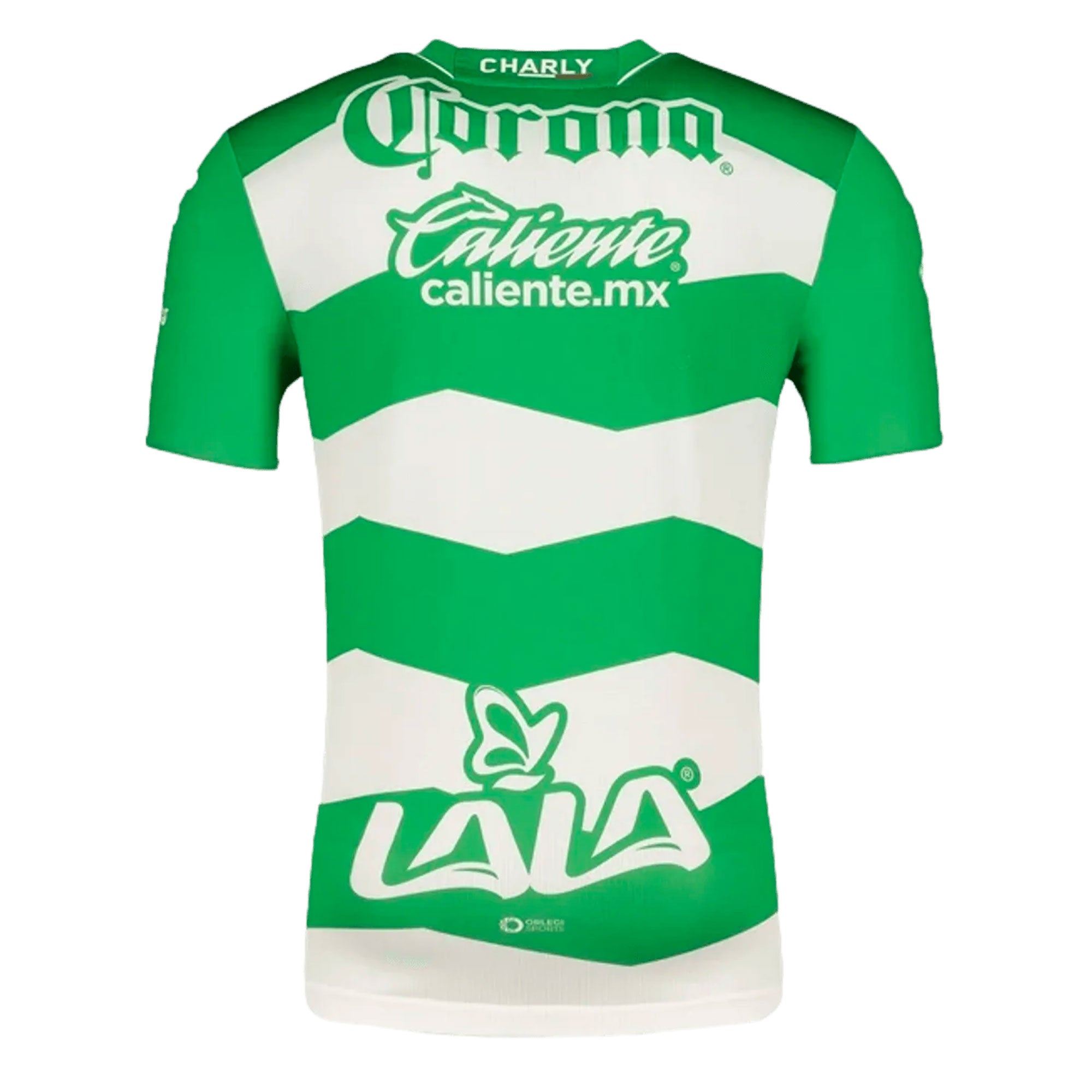 Charly Men's Santos Laguna 2023/24 Authentic Home Jersey Green/White、mySite、bottomscart