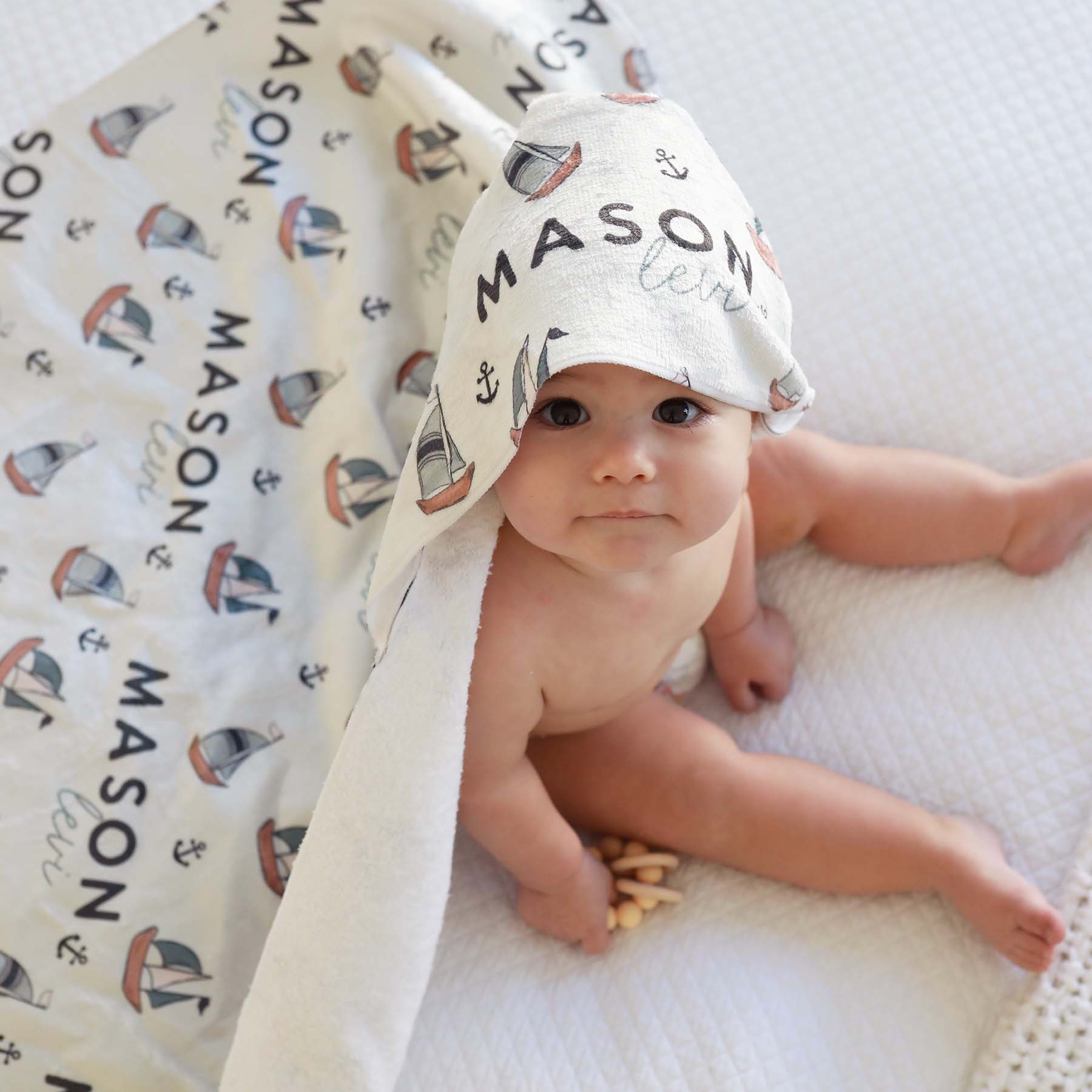  Personalized Hooded Towel | Set Sail、mySite、layawaytickets