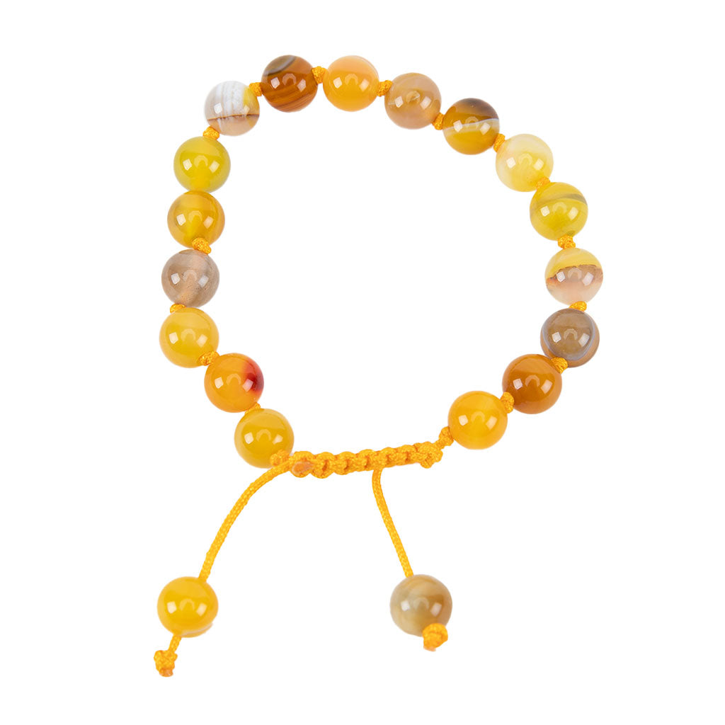 Adjustable Yellow Agate Bracelet、mySite、topwebapps