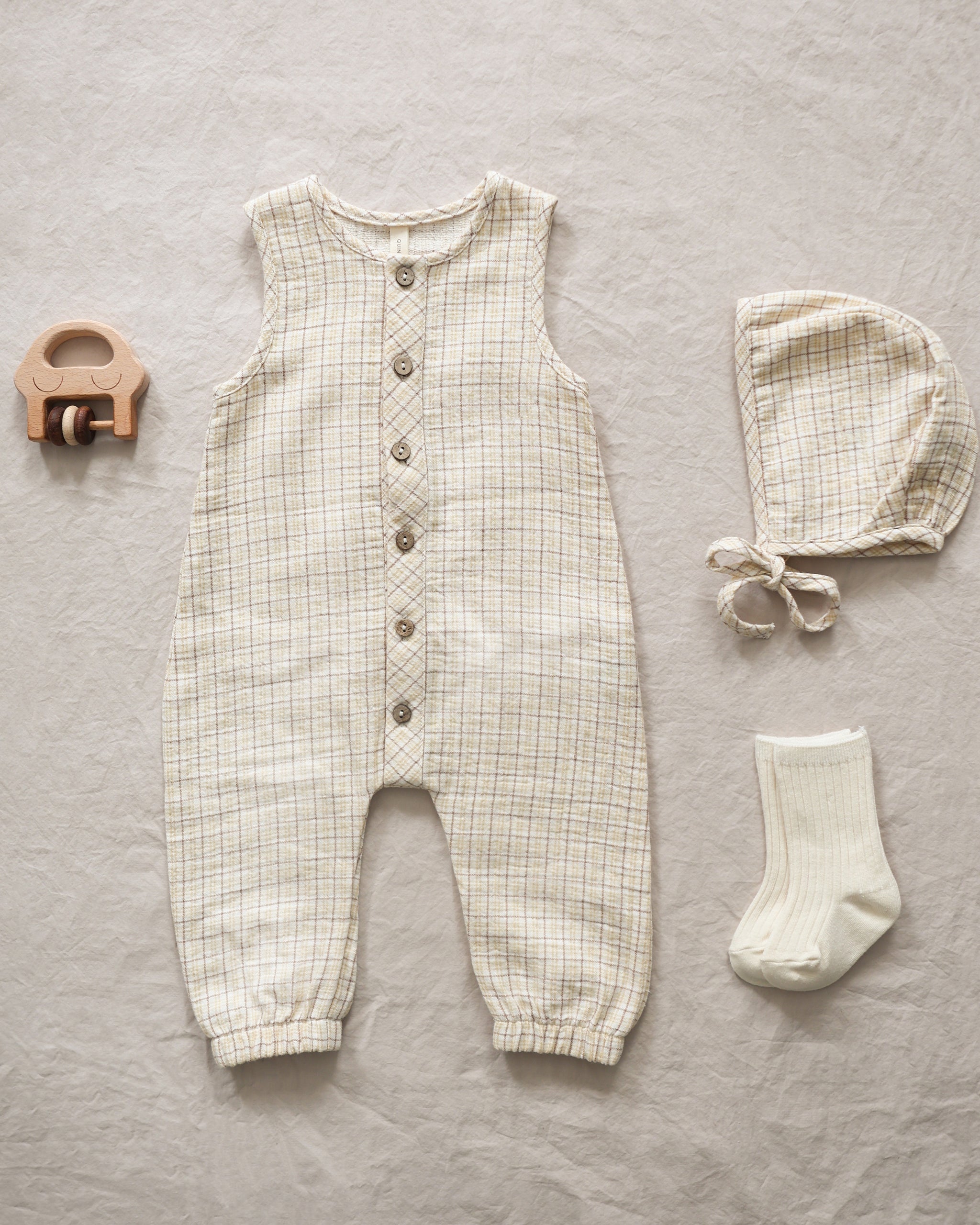  Woven Jumpsuit || Yellow Plaid、mySite、layawaytickets