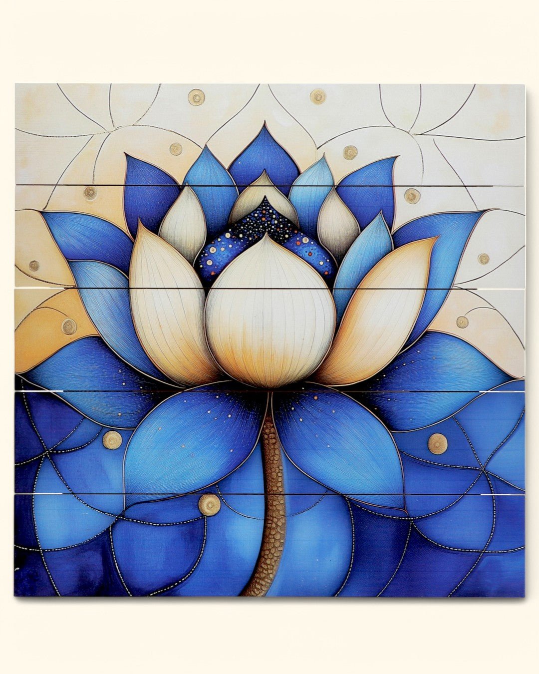 Blue Lotus Pallet Wall Hanging, USA、mySite、topwebapps