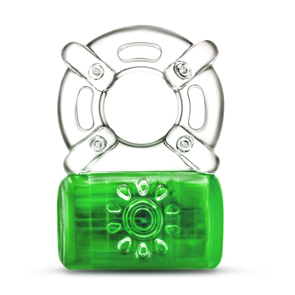 Play With Me By Blush® | Pleaser: Rechargeable Vibrating Penis Ring – Neon Green、mySite、bottomscart