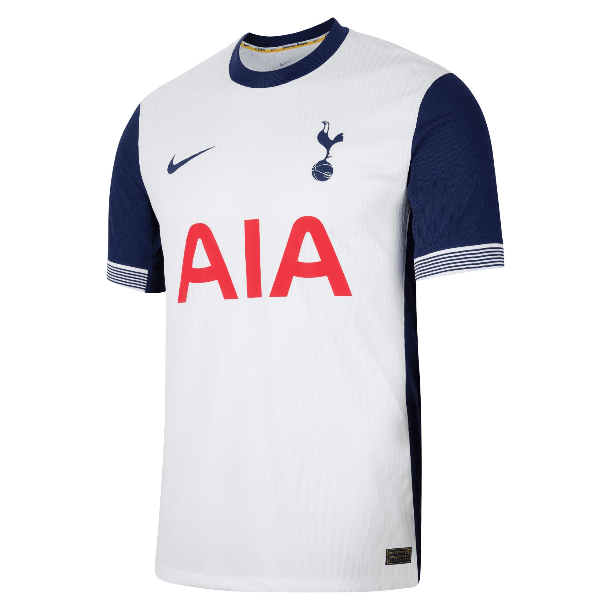 Nike Men's Tottenham Hotspur 2024/25 Authentic Home Jersey White/Binary Blue、mySite、noshort