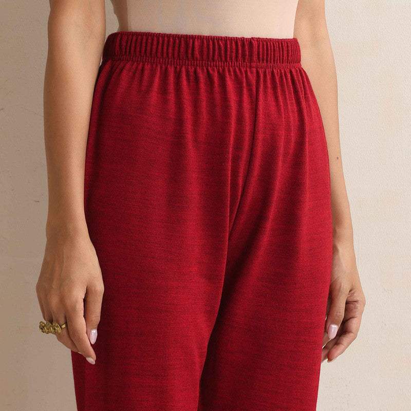 Woolen Kurta Set For Women | Kurta, Pyjama & Jacket | Embroidered | Maroon、mySite、camillekostekn