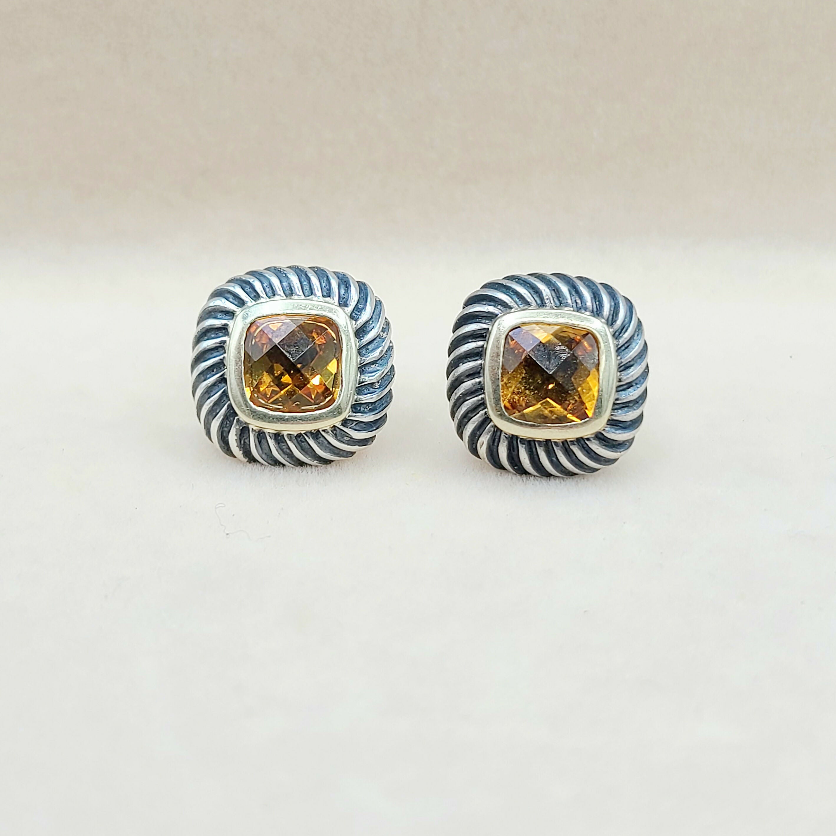 David Yurman Albion Earrings Citrine & Gold、mySite、hinf8tx79