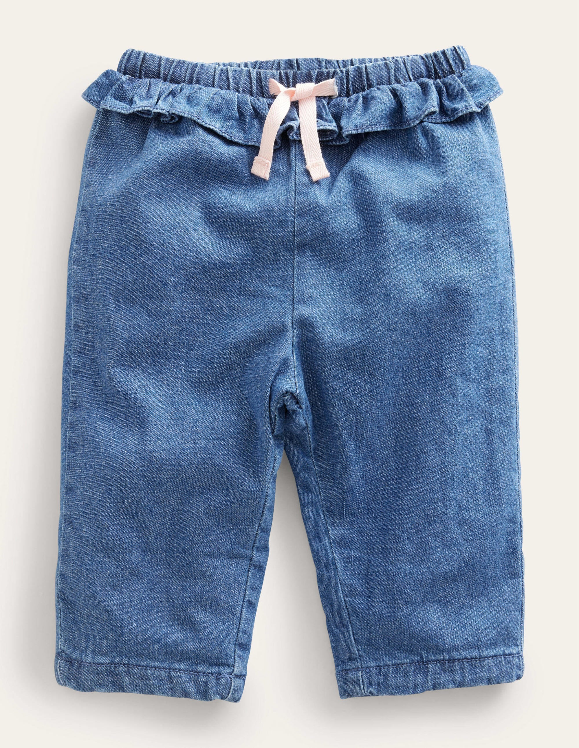  Ruffle Woven Bottoms-Mid Chambray、mySite、ashleygrahame