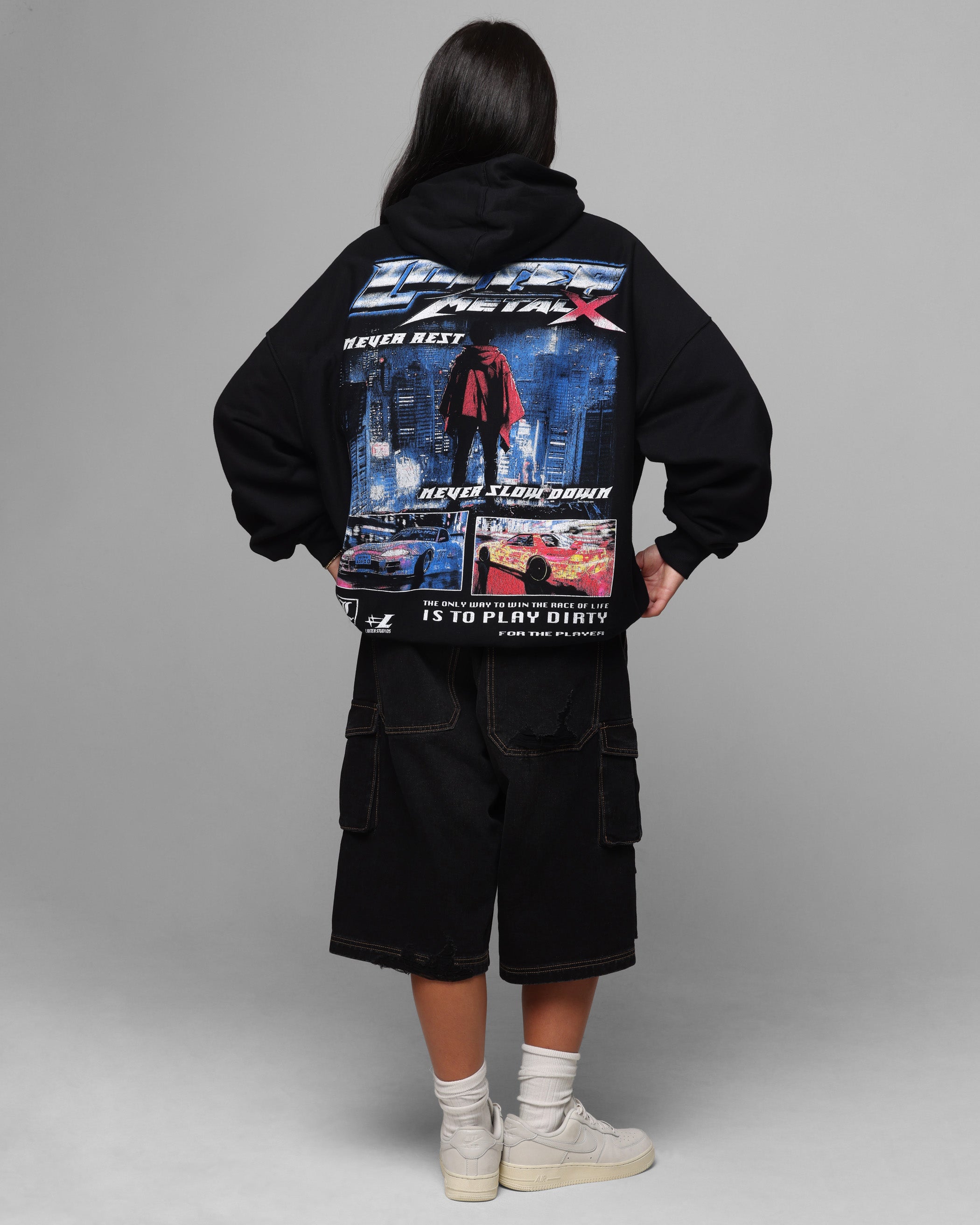 Loiter Speed Vintage Hoodie Black、mySite、zt4zffjzw