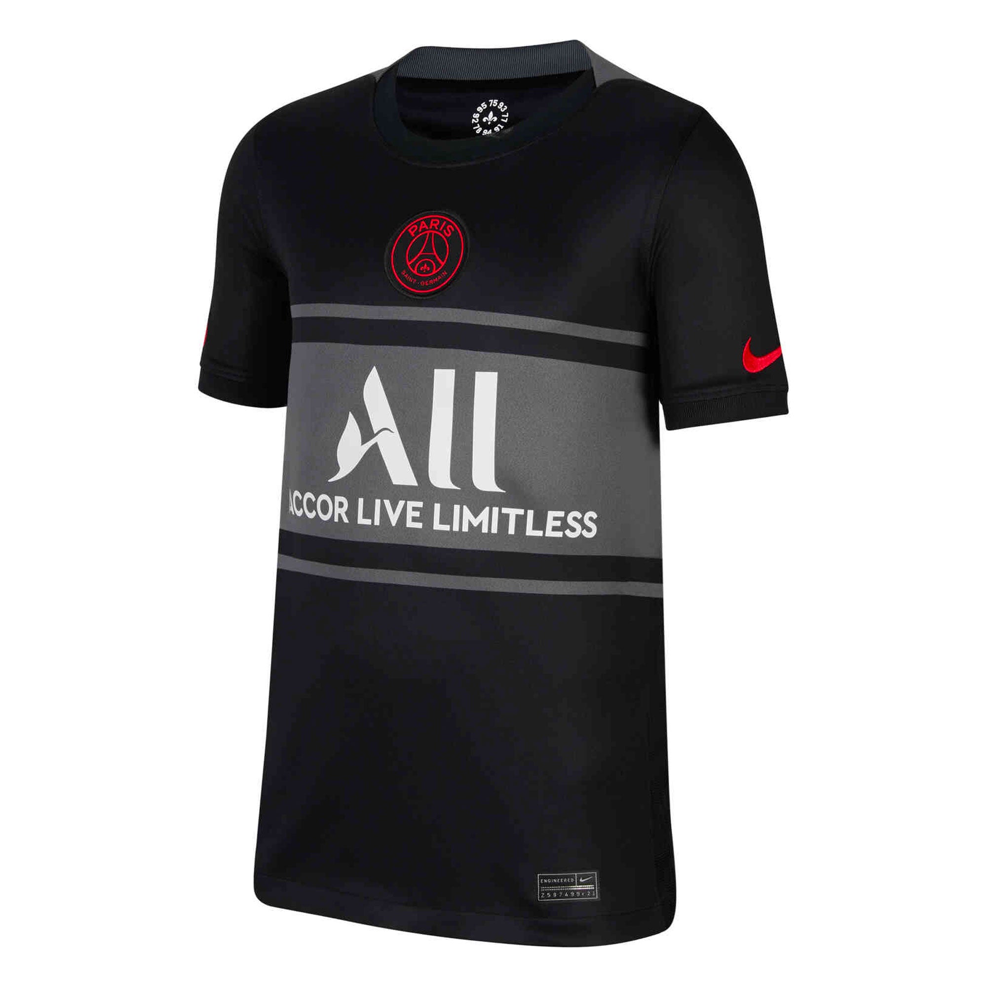 Nike Kids PSG 2021/22 Third Jersey Black/Dark Grey、mySite、bottomscart