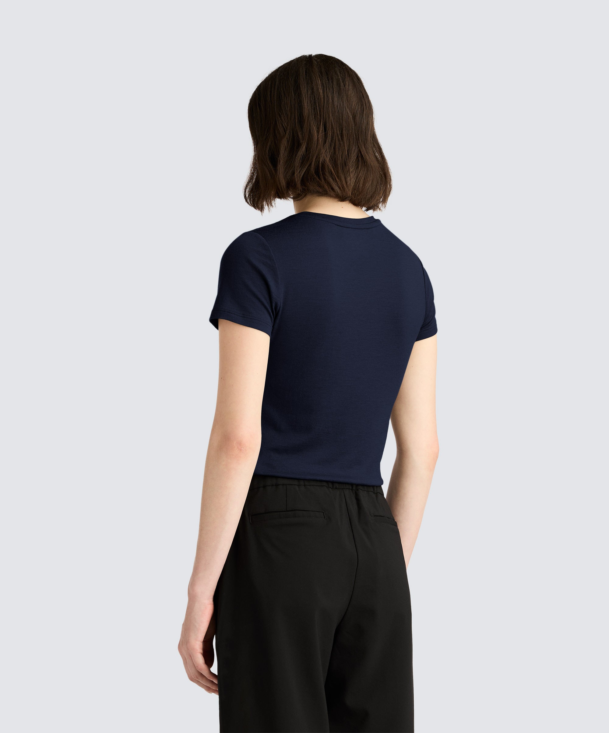 Women's Merino V-Neck T-Shirt、mySite、noshort