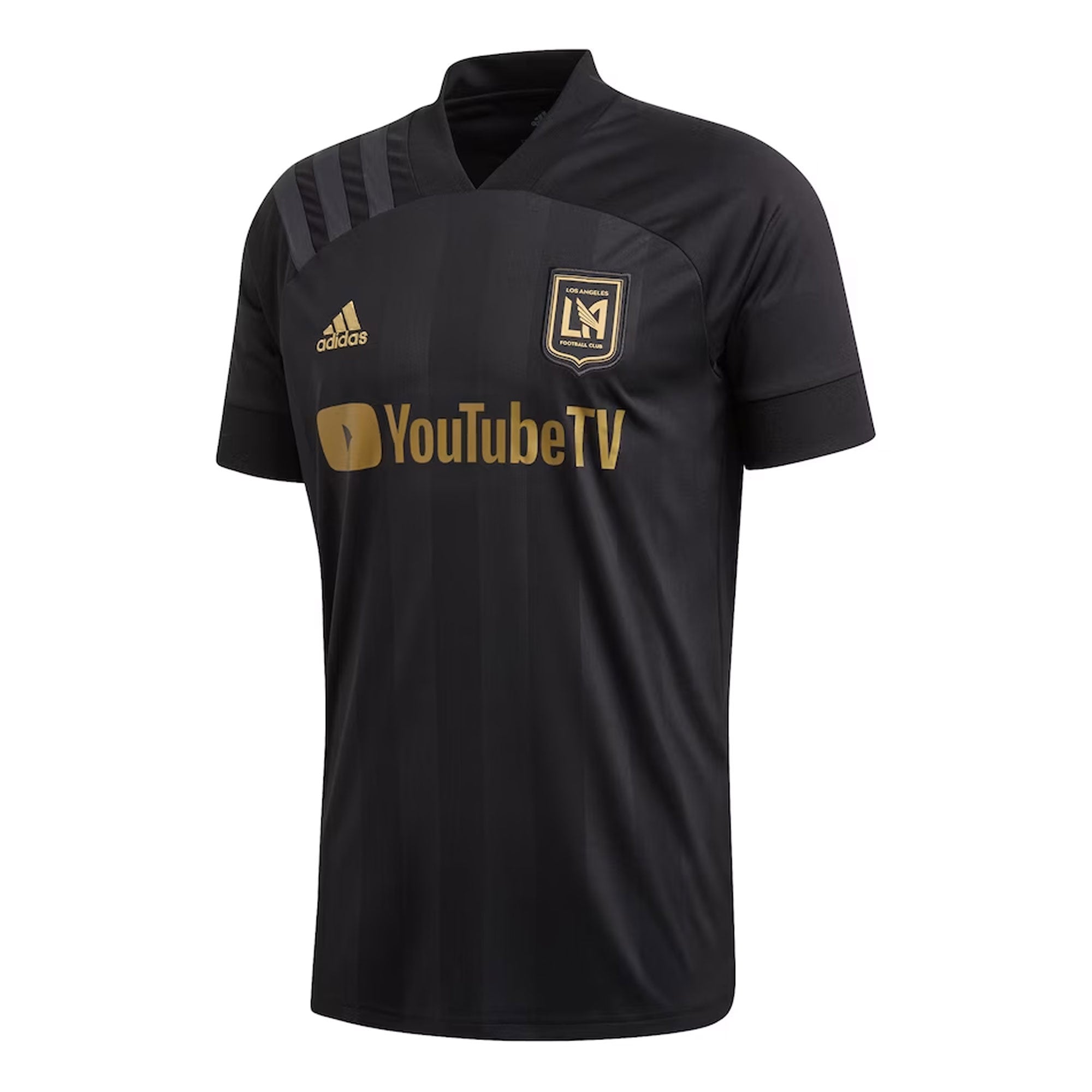 adidas Men's LAFC 2019/20 Vela Home Jersey Black/Gold、mySite、noshort