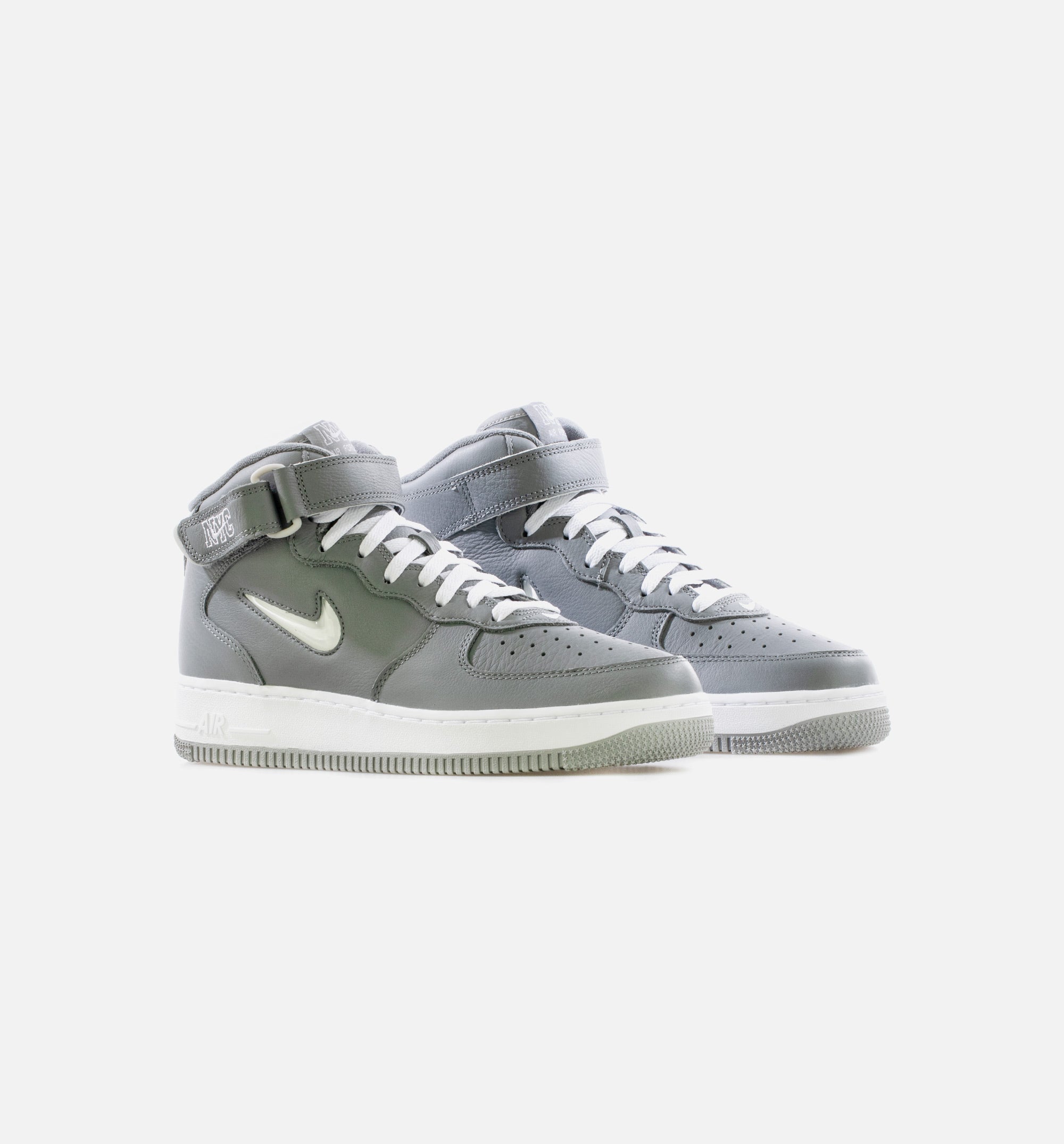 Air Force 1 Mid NYC Mens Lifestyle Shoe - Cool Grey/White/Metallic Silver、mySite、dreamappss