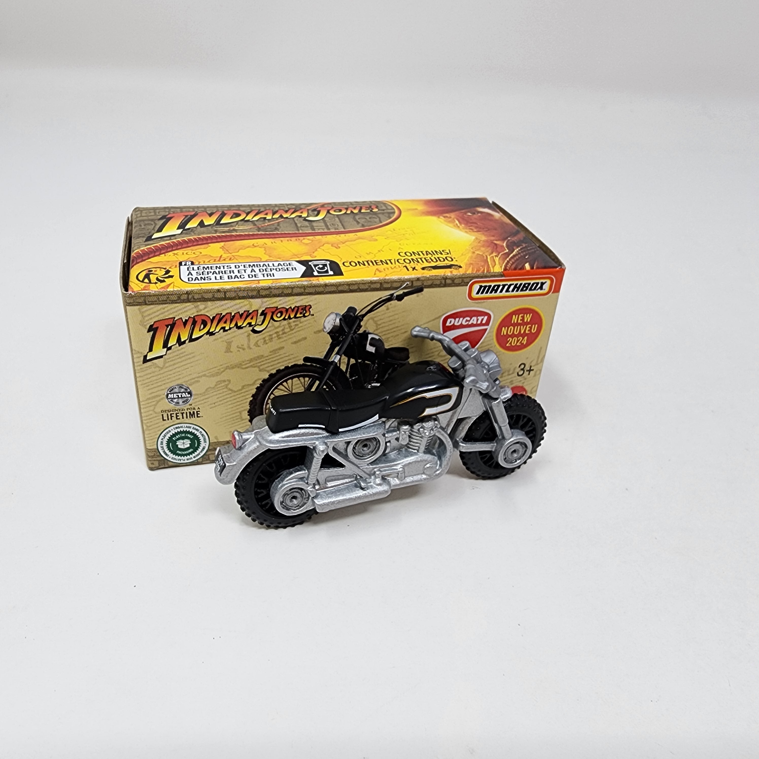 Ducati Scrambler Indiana Jones #6 * 2024 Matchbox Power Grabs Case J、mySite、hgirdovlk