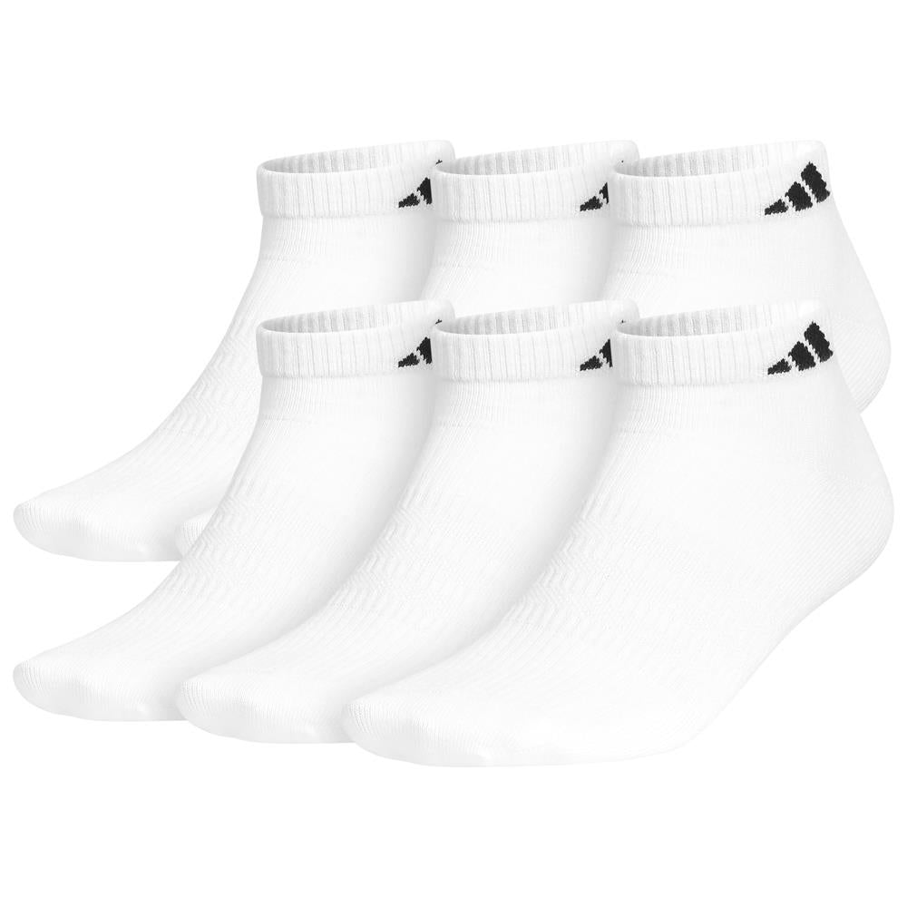 adidas Men's Superlite 3.0 Low Cut 6 Pack Socks - White/Black、mySite、neckold