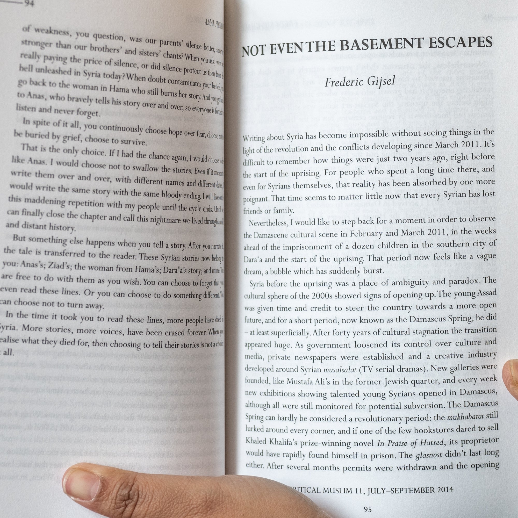 Critical Muslim 11: Syria、mySite、topwebapps