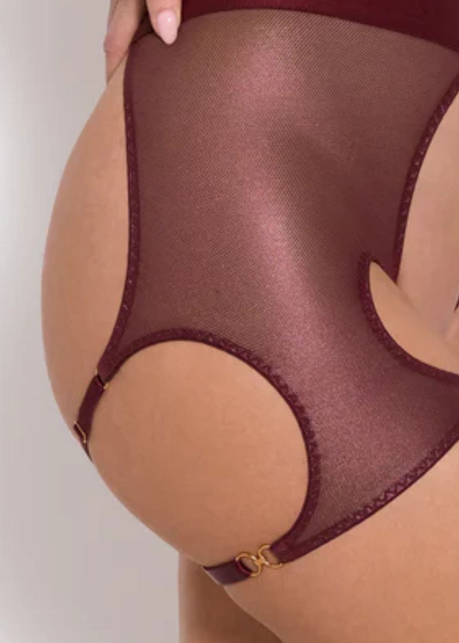  Cadi Ouvert Garter Brief (Morello)、mySite、justintrudeaud