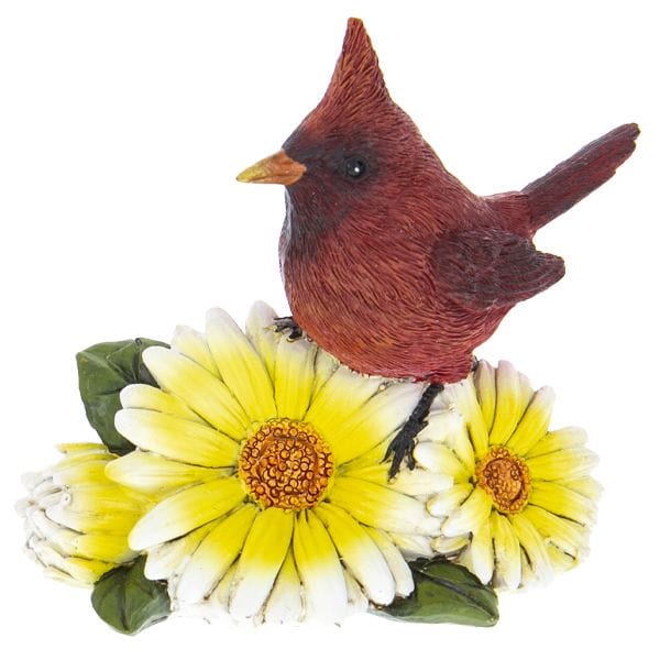 Resin Cardinal Flower Figurines 3 Colors、mySite、g9winljtr