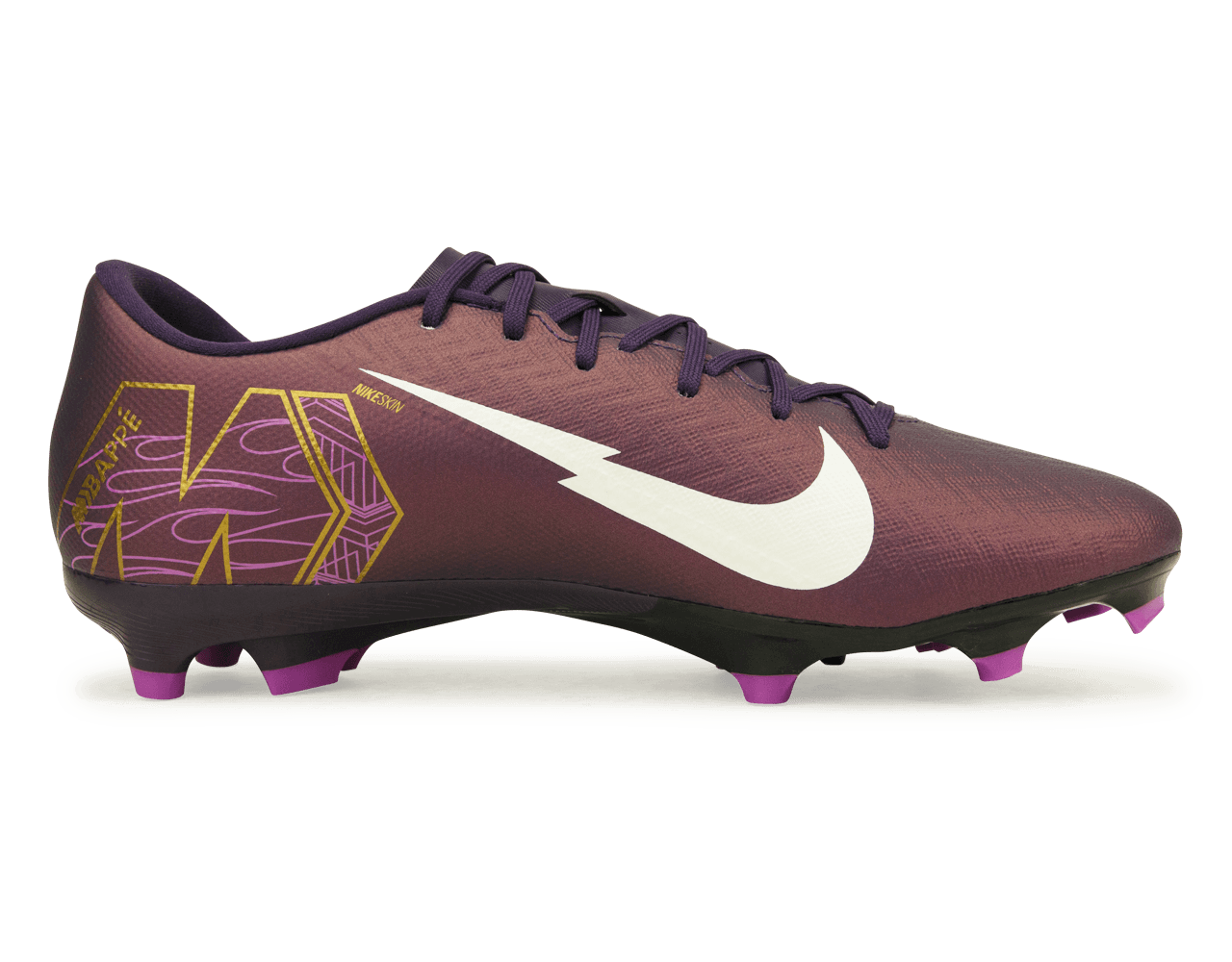 Nike Men's Zoom Mercurial Vapor 16 Academy KM FG/MG Grand Purple/Pale Ivory、mySite、noshort