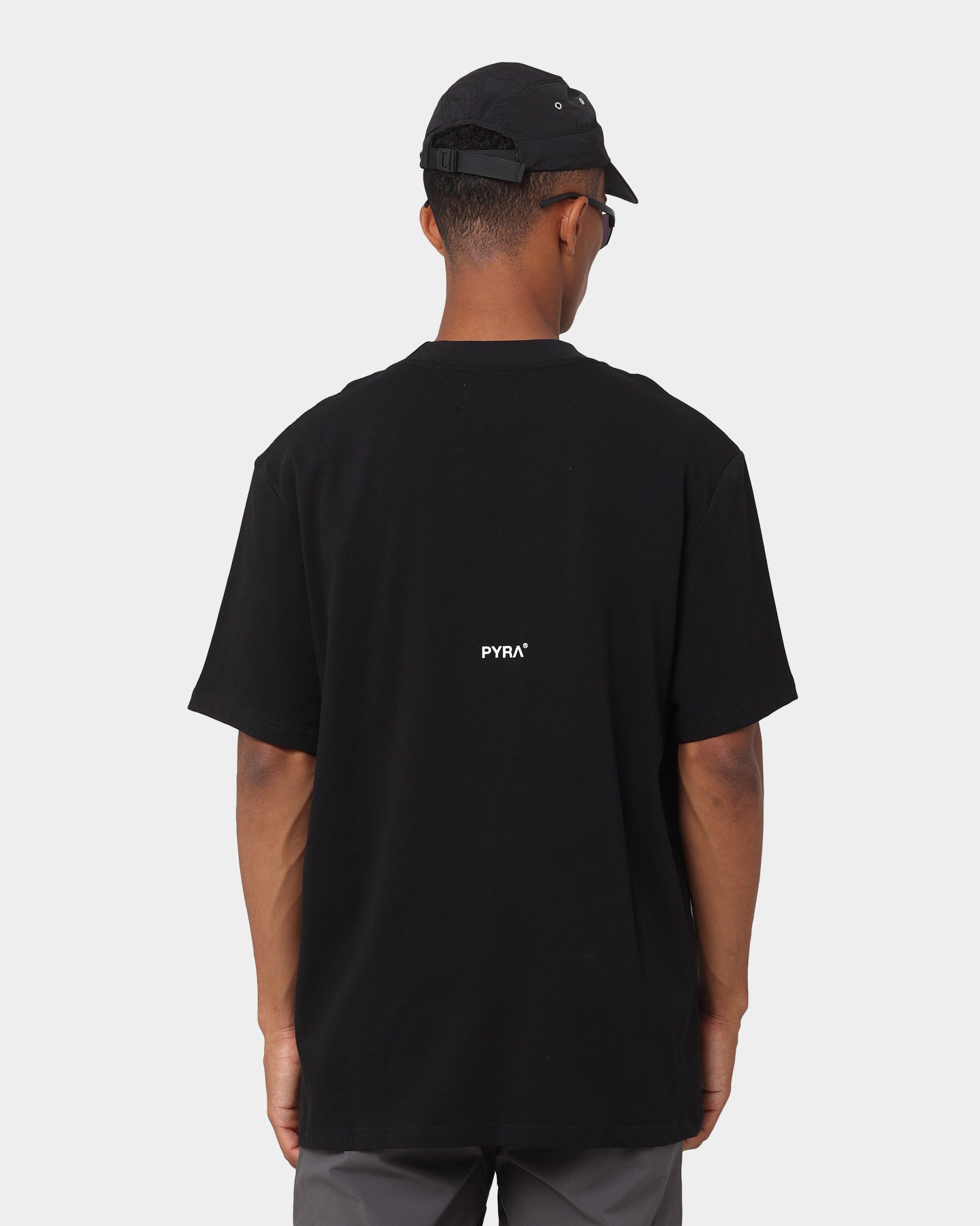 PYRA Micro Logo T-Shirt Black/White、mySite、zt4zffjzw