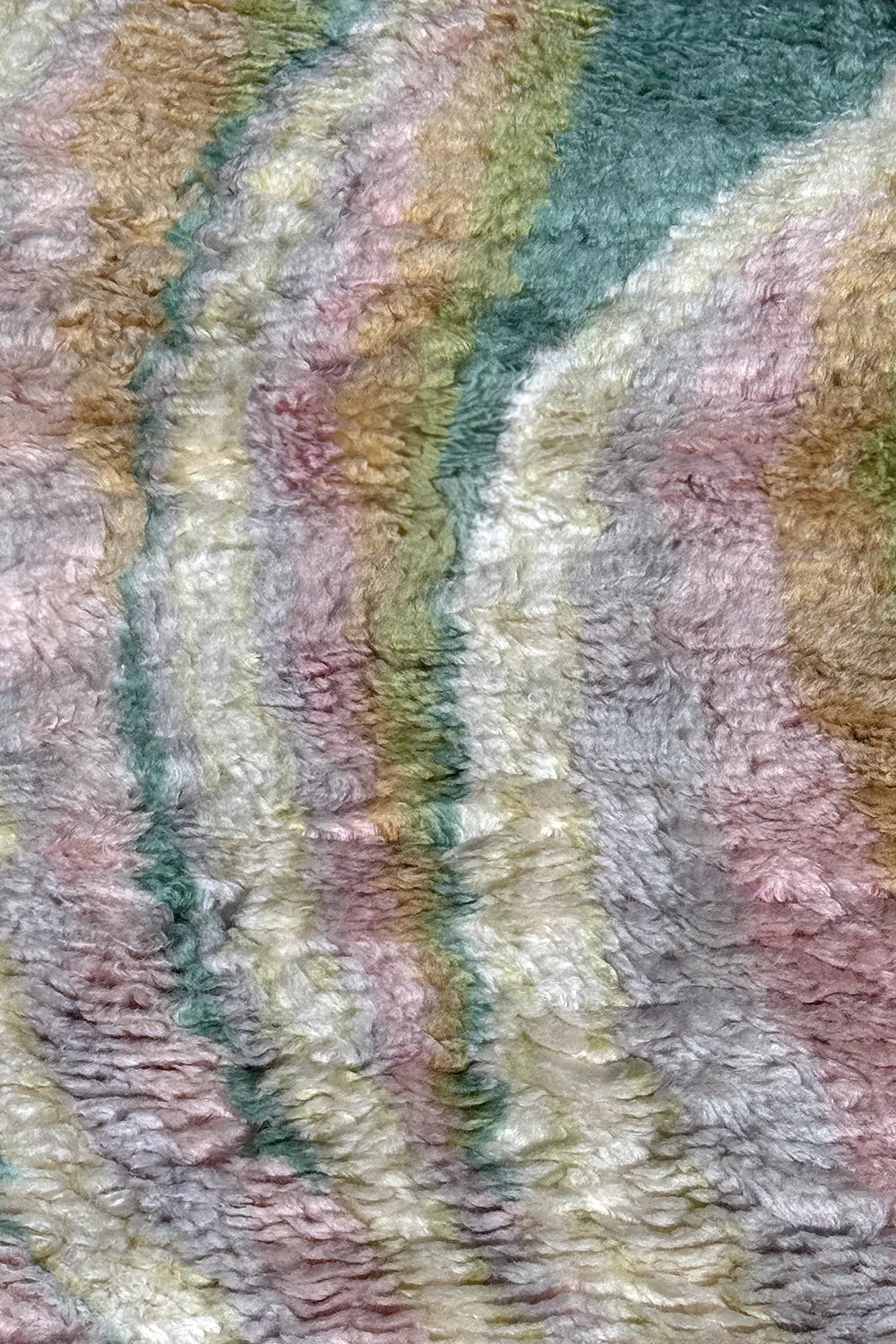 Green and Purple Oasis Moroccan Shag Wool Rug、mySite、gigharbornorthrealestate