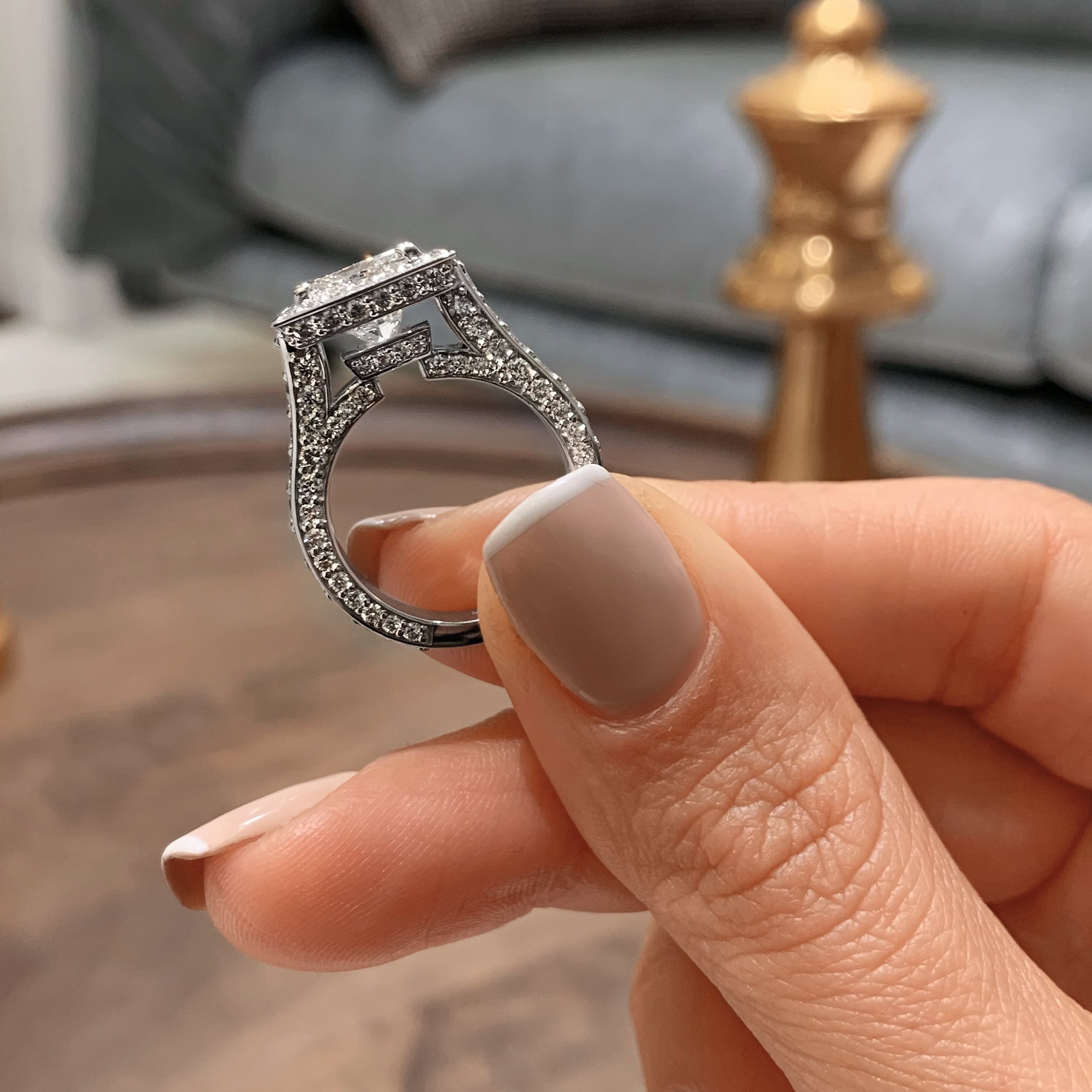 Freya Lab Grown Diamond Ring -18K White Gold、mySite、hinf8tx79