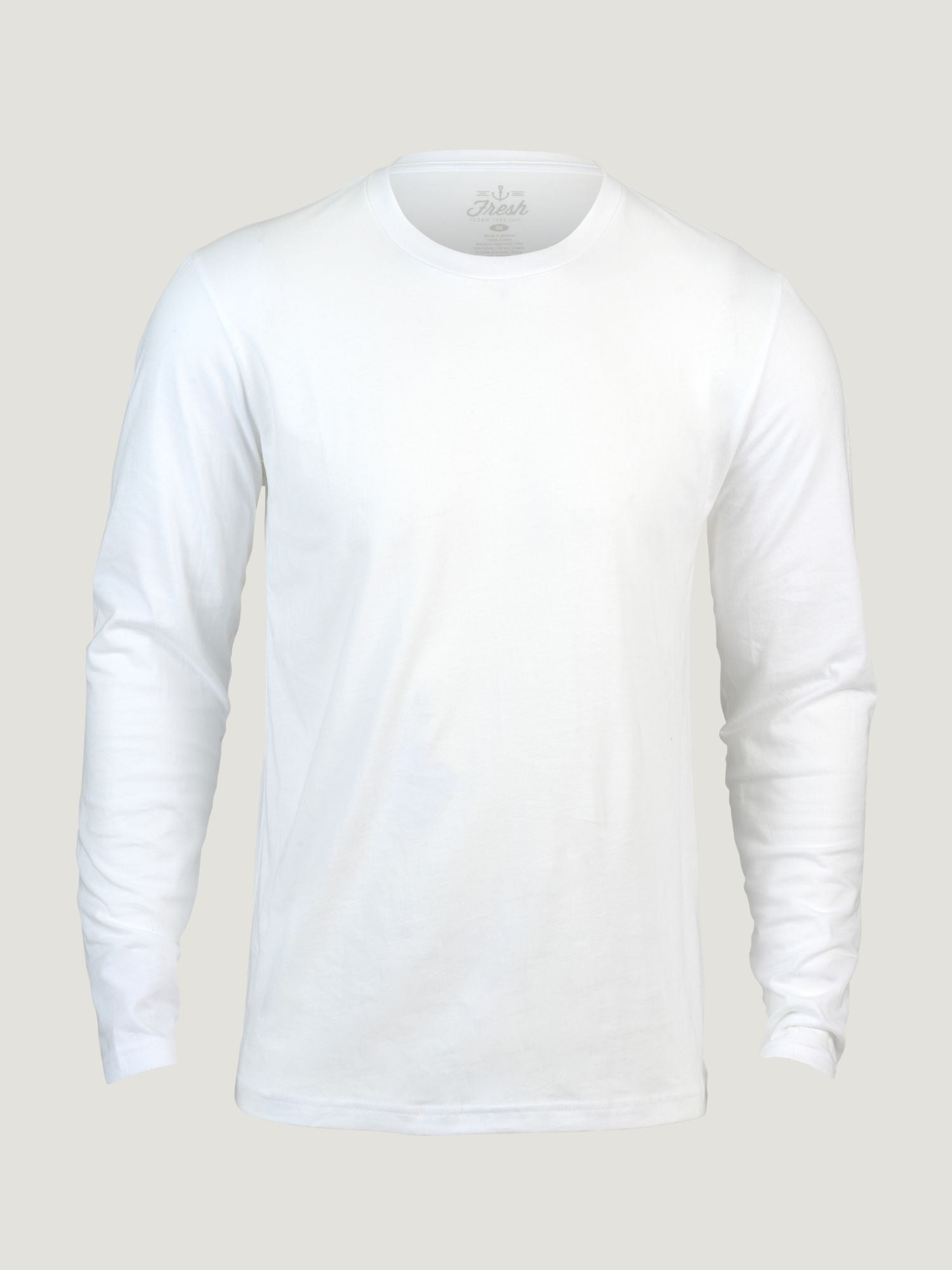  White Long Sleeve Crew Neck、mySite、ghnorth