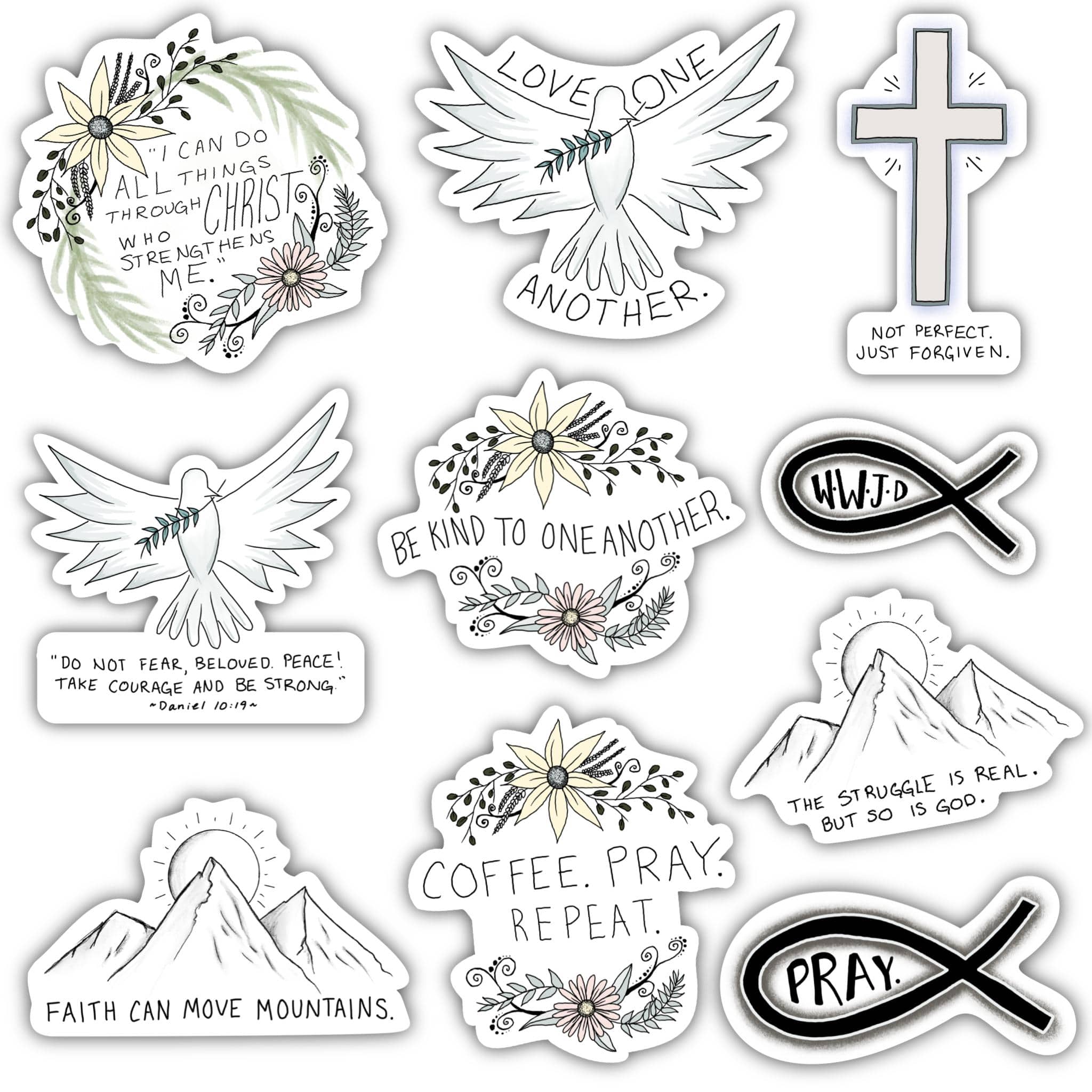  Faith Sticker 10 Pack、mySite、elrpsem3k