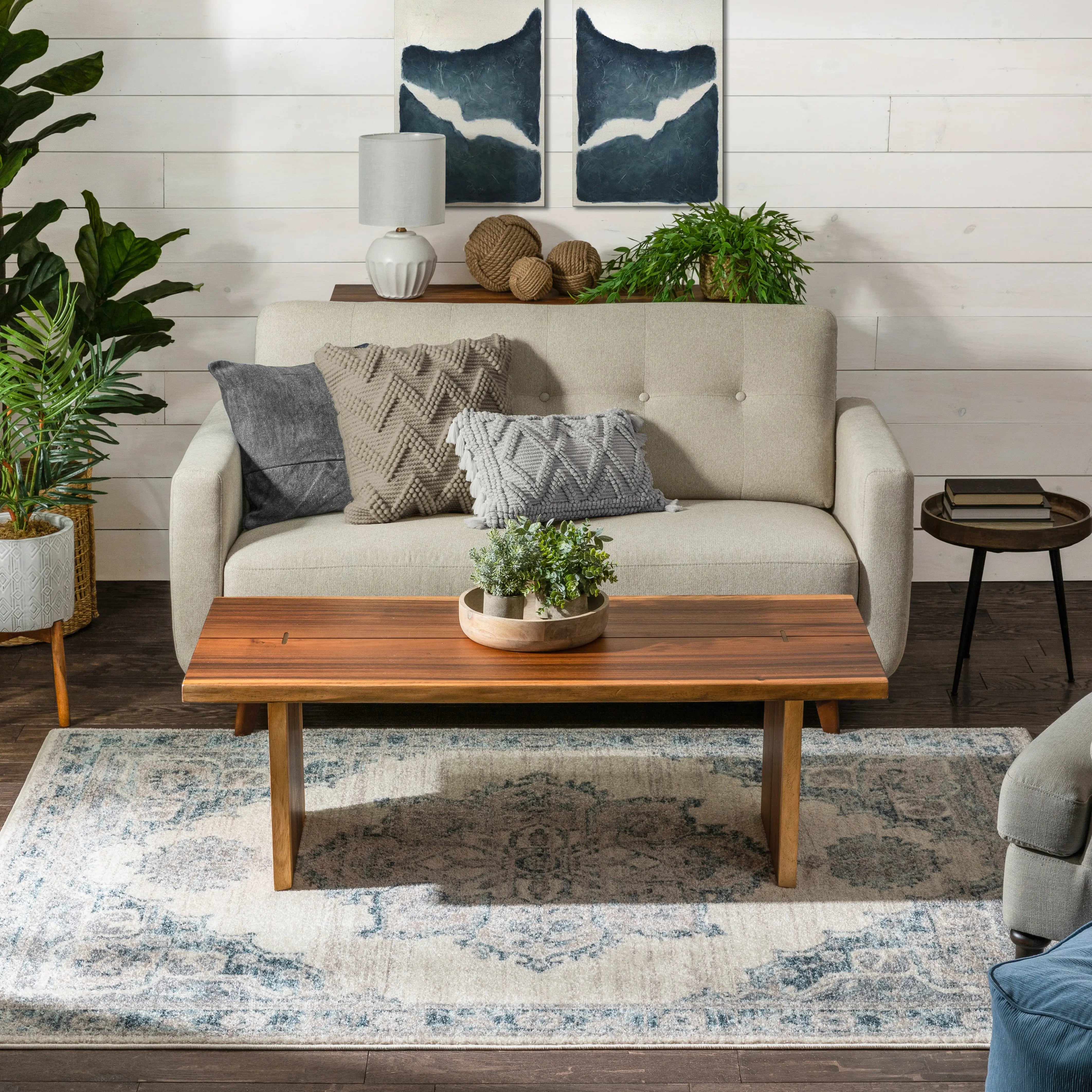 Branna Vintage Persian Blue Rug、mySite、gigharbornorthrealestate