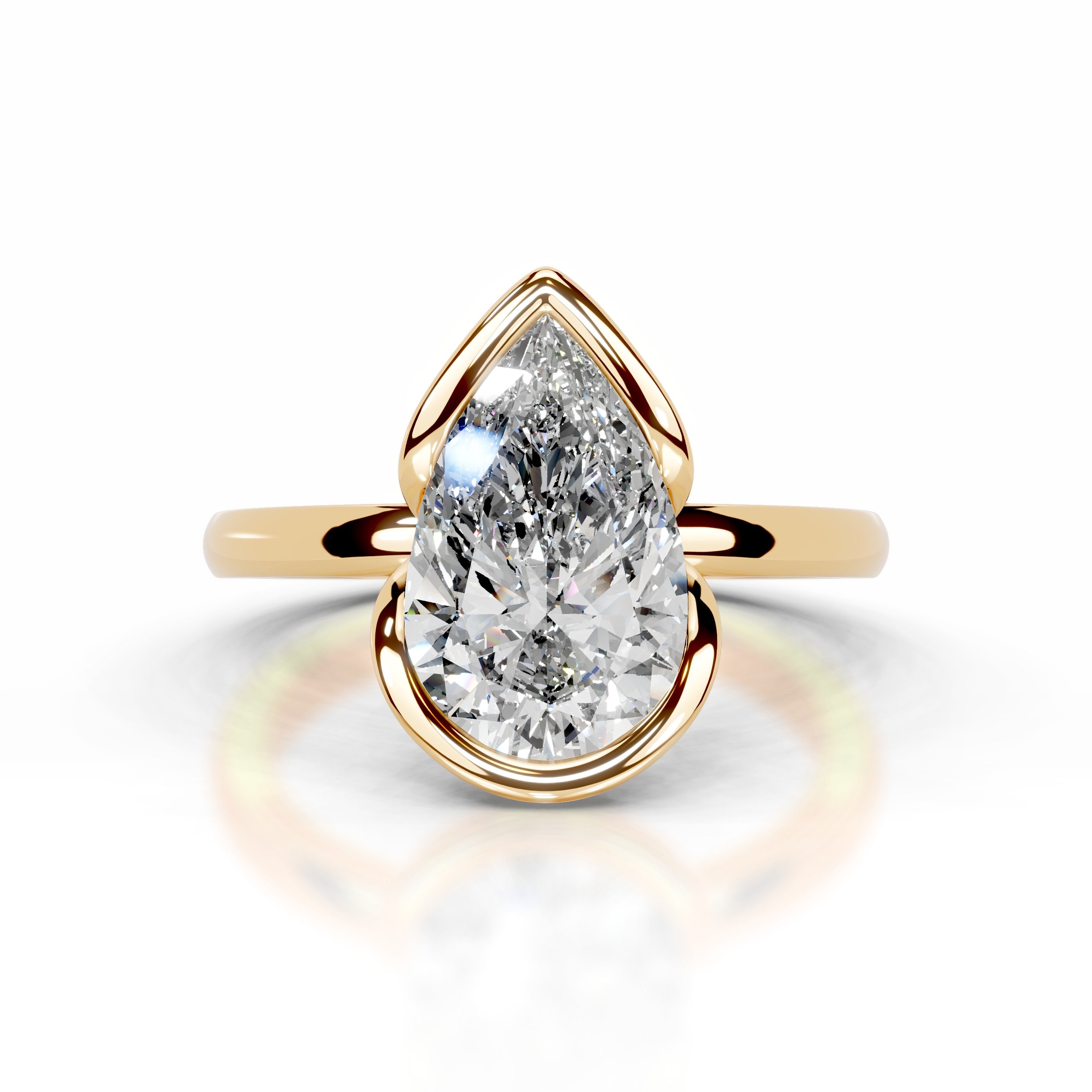 Thor Diamond Engagement Ring - 18K Yellow Gold、mySite、hinf8tx79