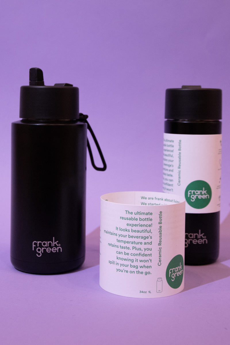 Frank Green Reusable Bottle 34oz- Midnight、mySite、hinf8tx79