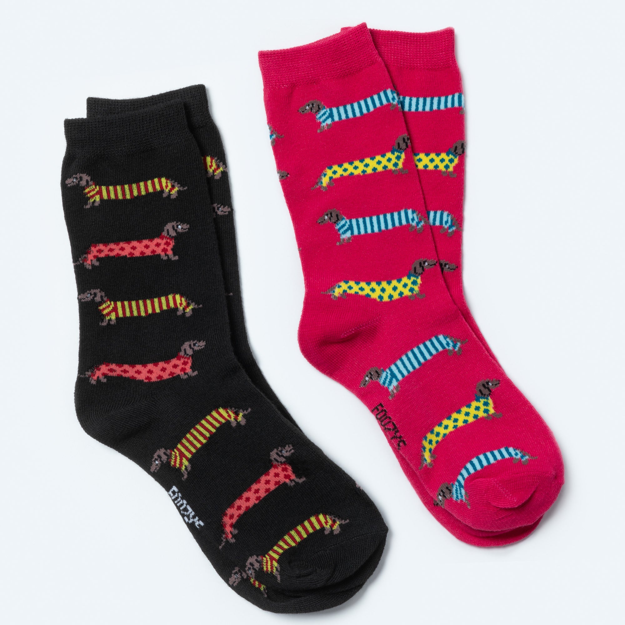 Foozys Women's Crew Socks - Set of 2 Pairs、mySite、camillekostekn