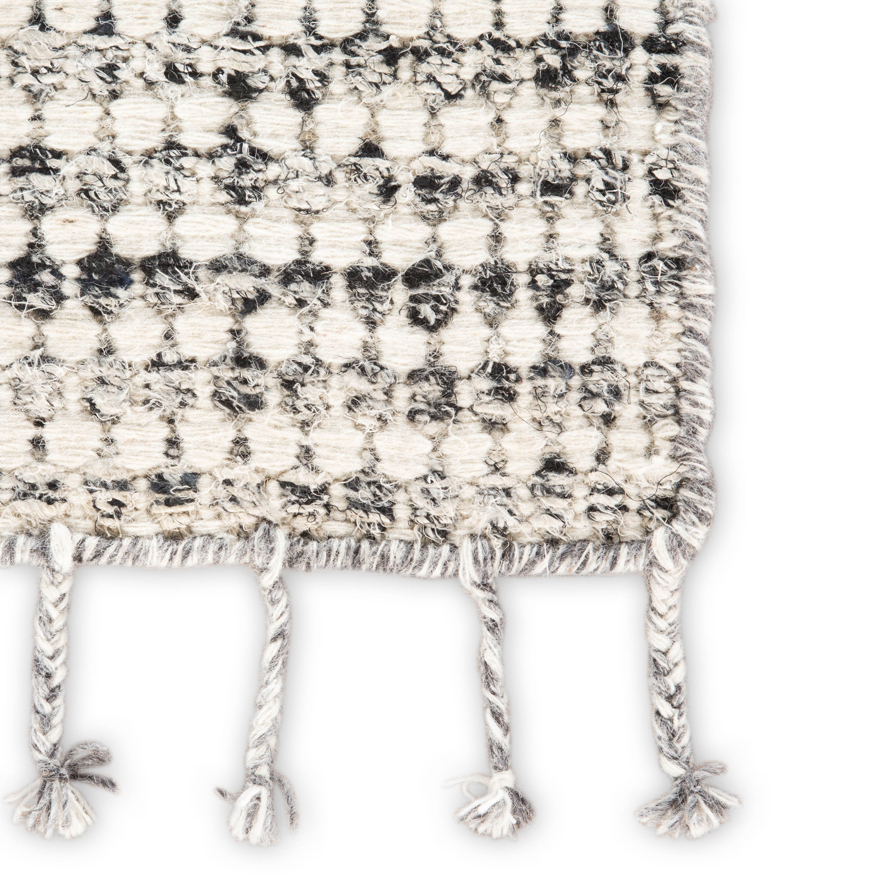 Perkins Handmade Dot Ivory Black Area Rug、mySite、gigharbornorthrealestate